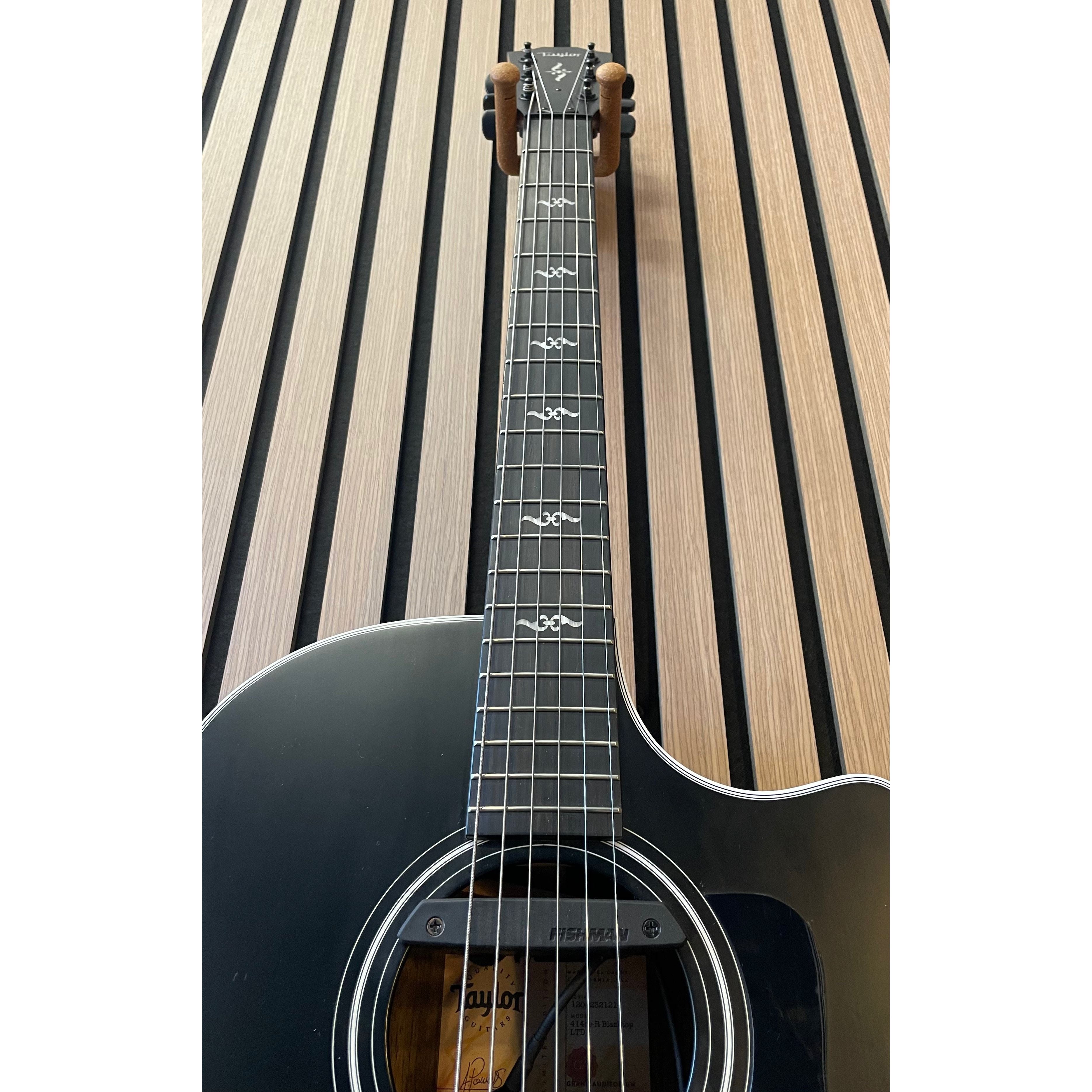 Taylor 414CE-R Blacktop Limited Edition with Fishman Split Earth Pickup System and Hardcase Pre-Owned