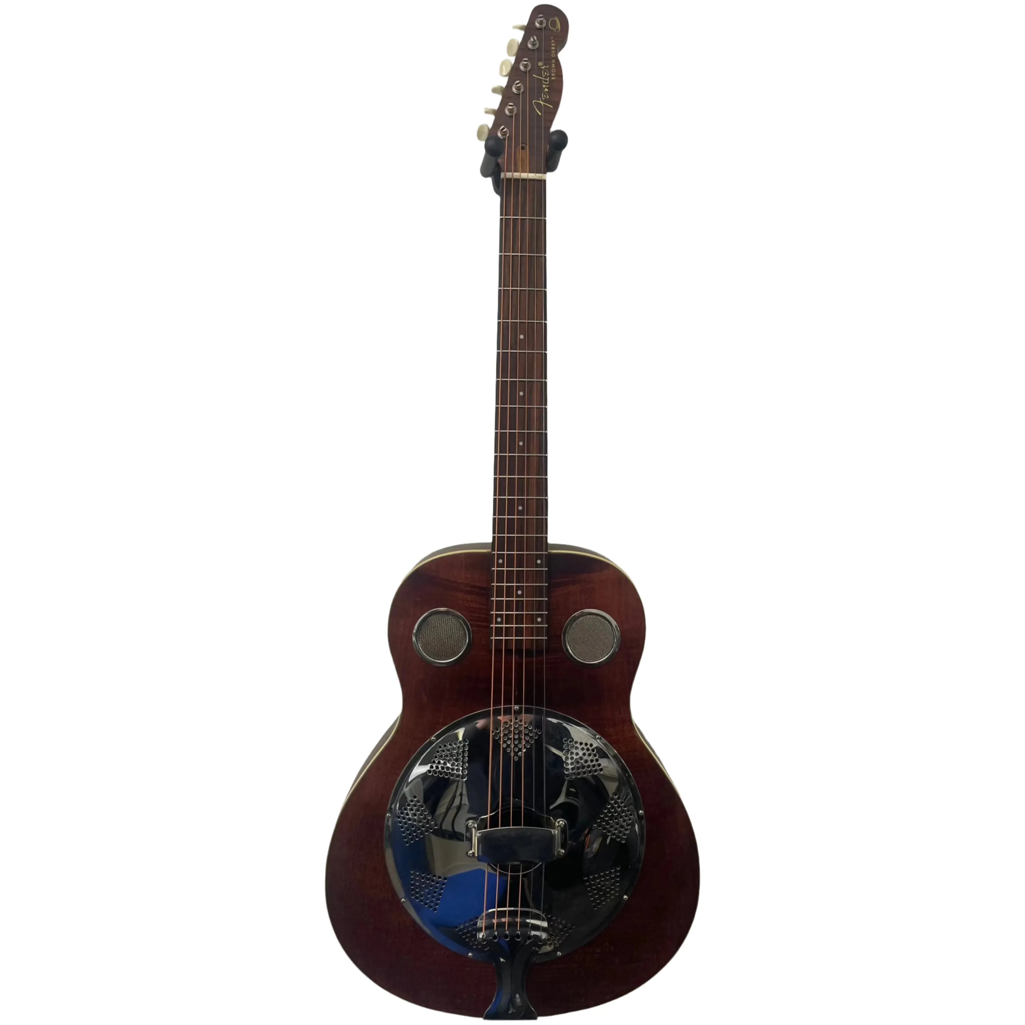 Fender Brown Derby Resonator Acoustic Guitar with Gigbag Pre-Owned