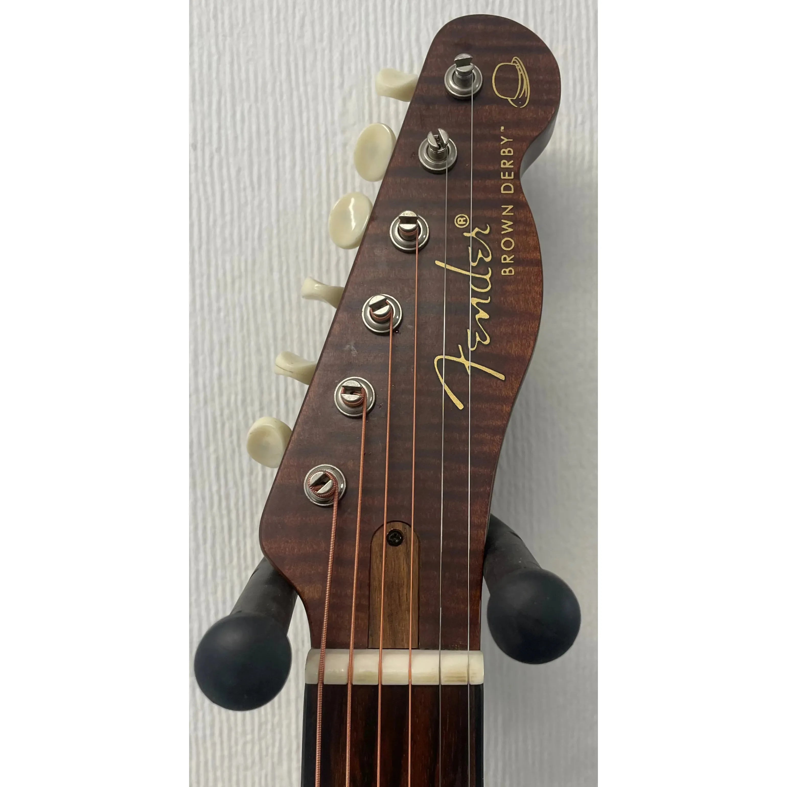 Fender Brown Derby Resonator Acoustic Guitar with Gigbag Pre-Owned