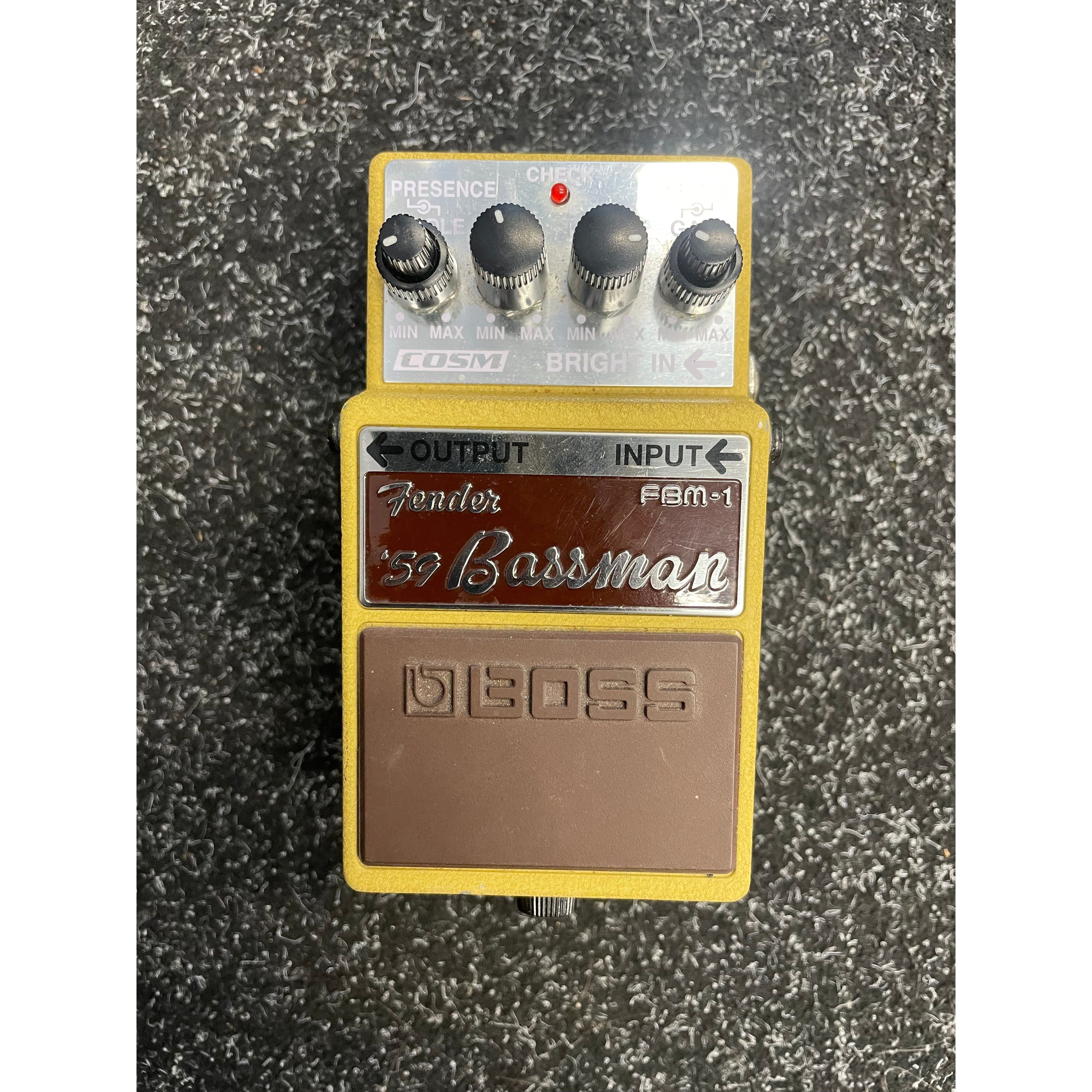 Boss Fender '59 Bassman FBM-1 Overdrive Pedal Pre-Owned