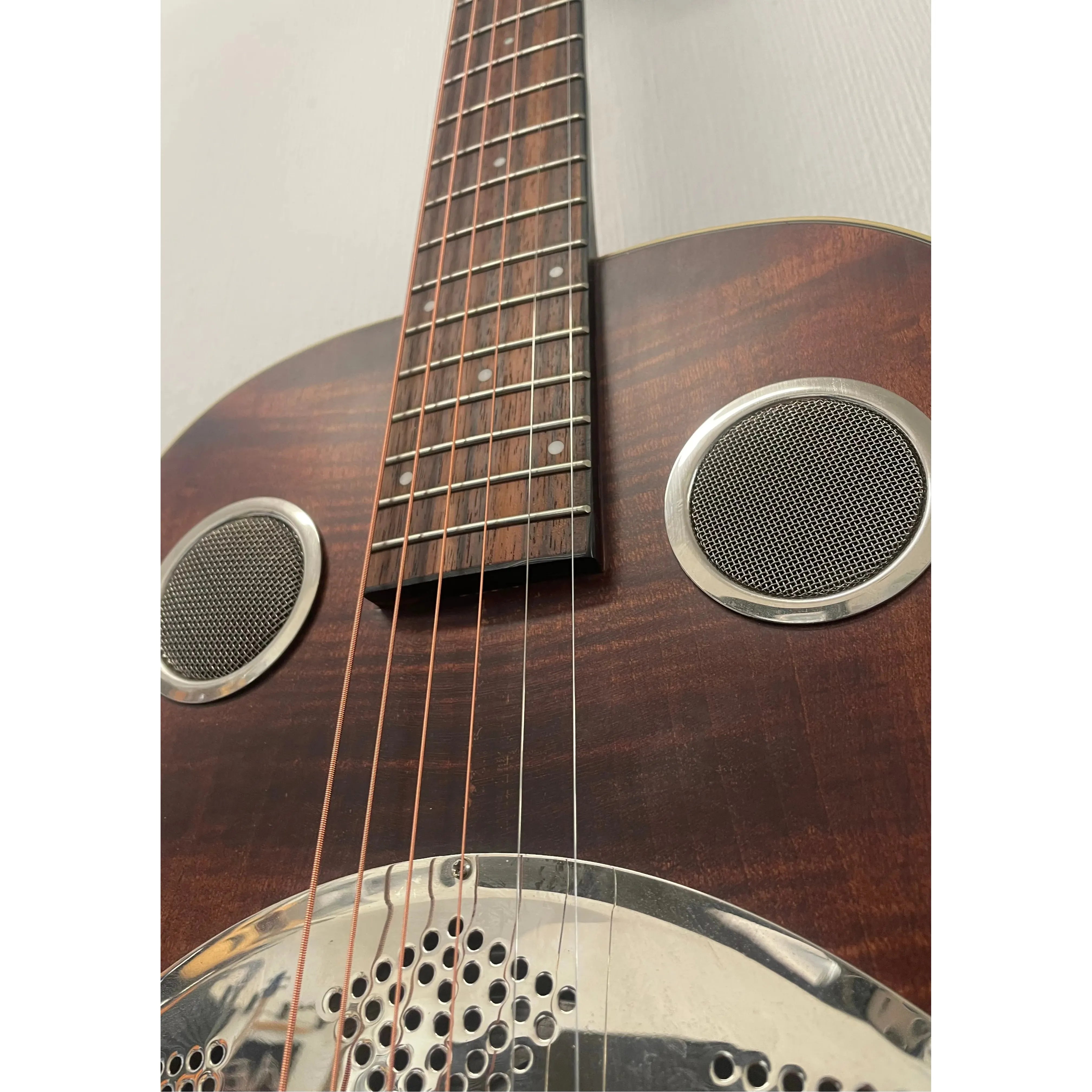 Fender Brown Derby Resonator Acoustic Guitar with Gigbag Pre-Owned