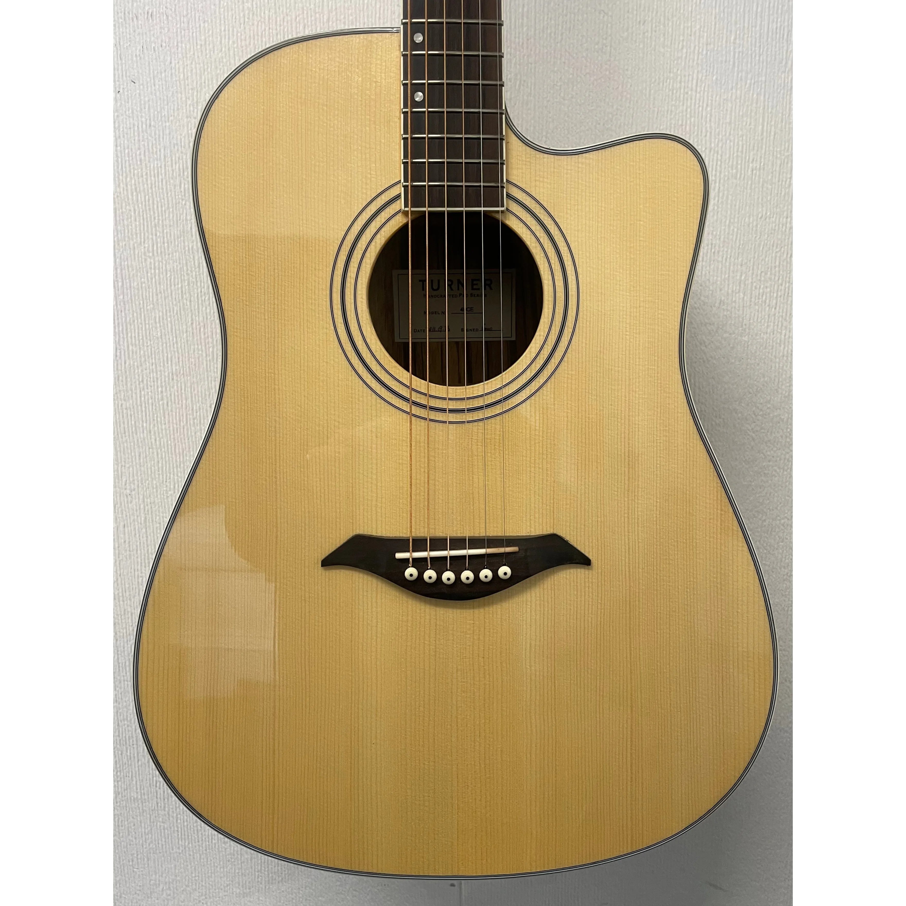 Turner Dreadnought 40CE Electro Acoustic Guitar