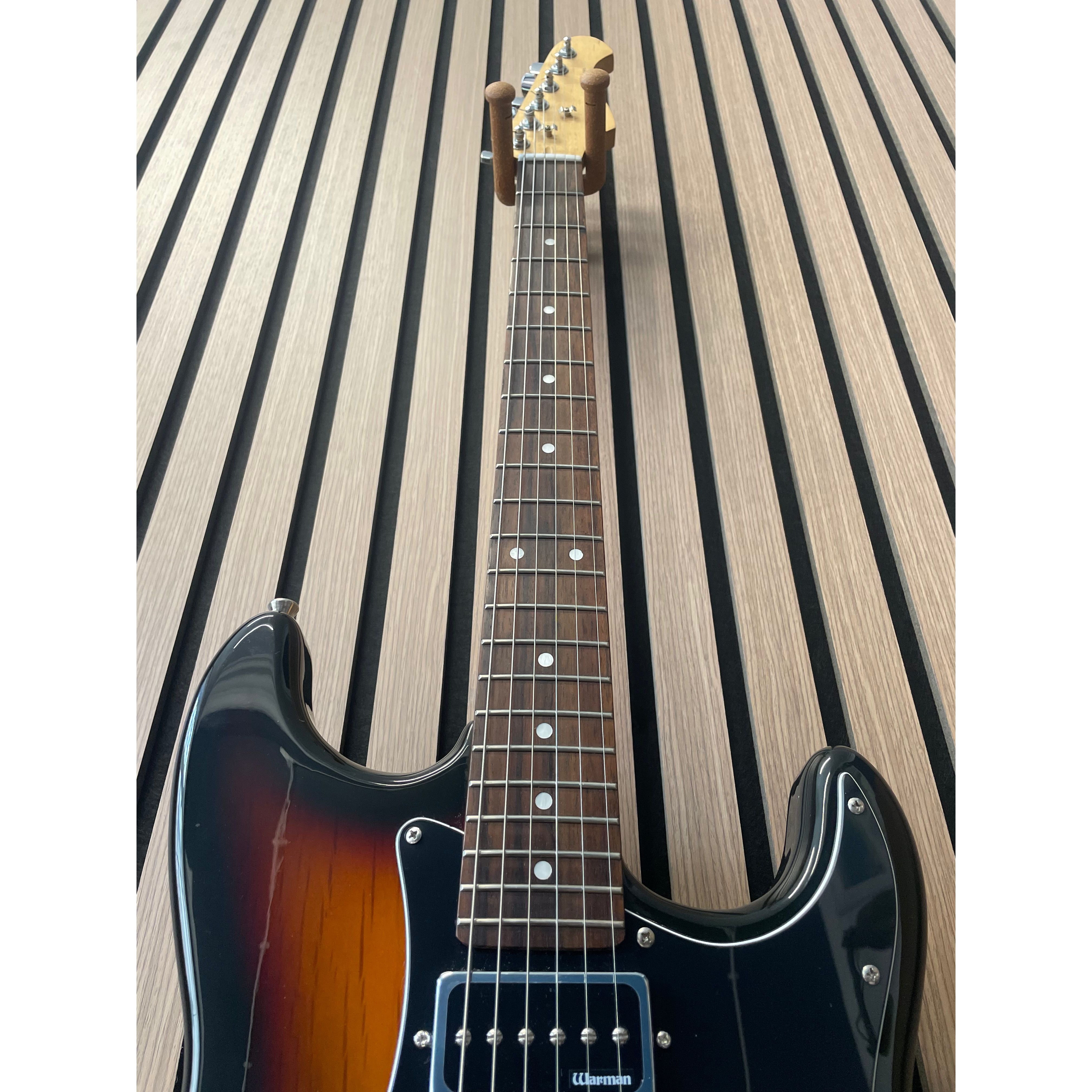 Aria STG Series Strat-Style Electric Guitar Modified with Soap Bar Pickups in Sunburst with Gigbag Pre-Owned