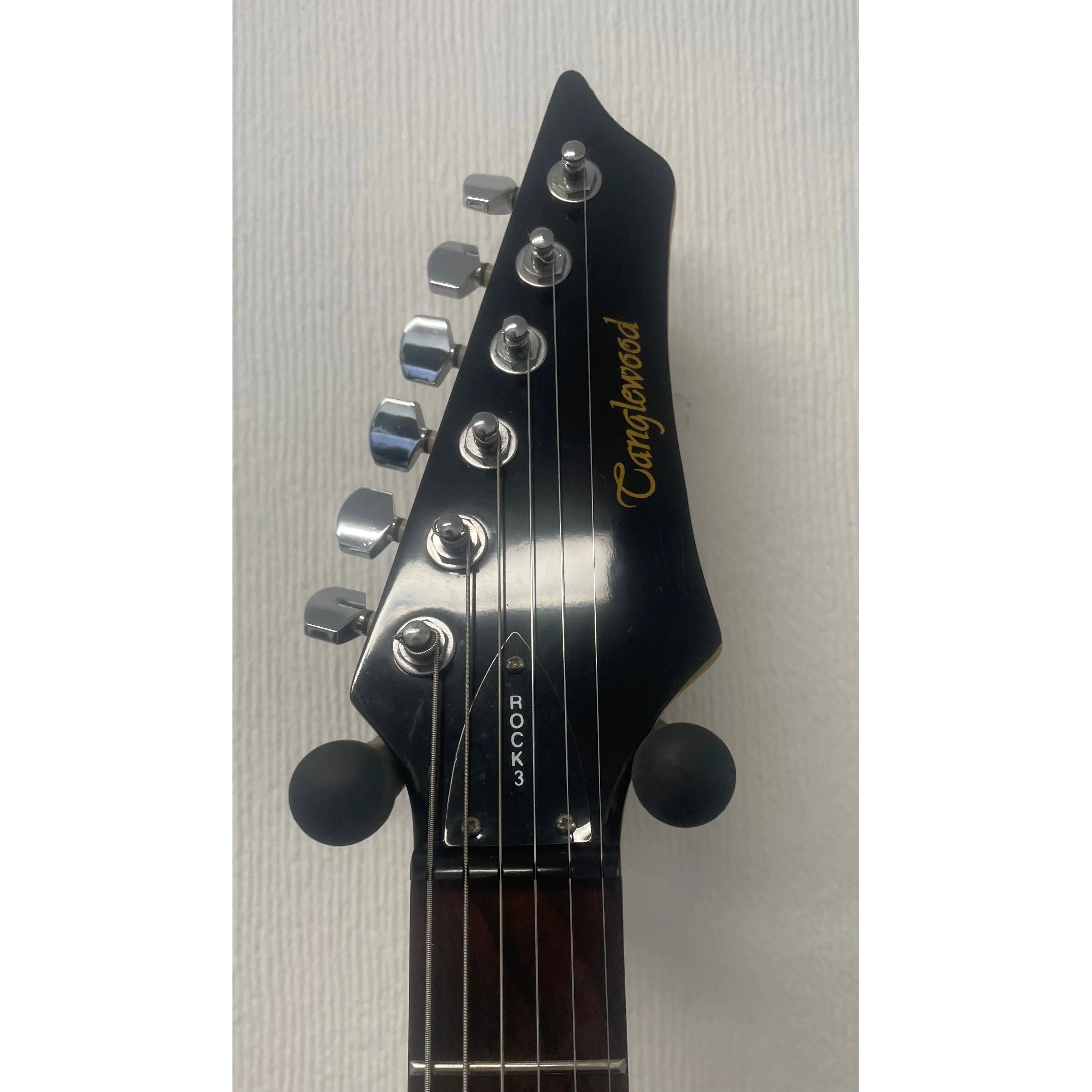 Tanglewood Rock 3 HHH Electric Guitar in Gloss Black Sparkle Pre-Owned