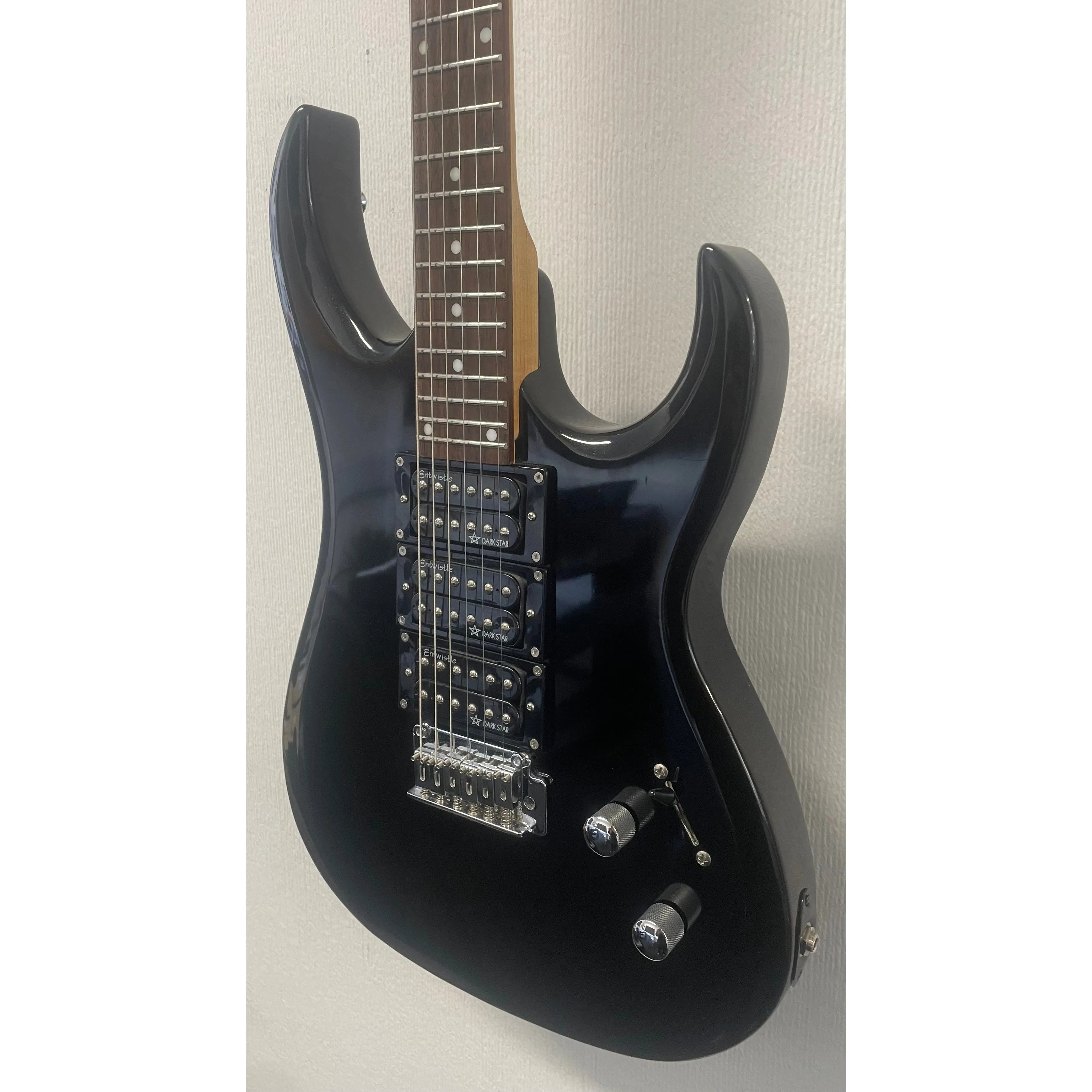 Tanglewood Rock 3 HHH Electric Guitar in Gloss Black Sparkle Pre-Owned