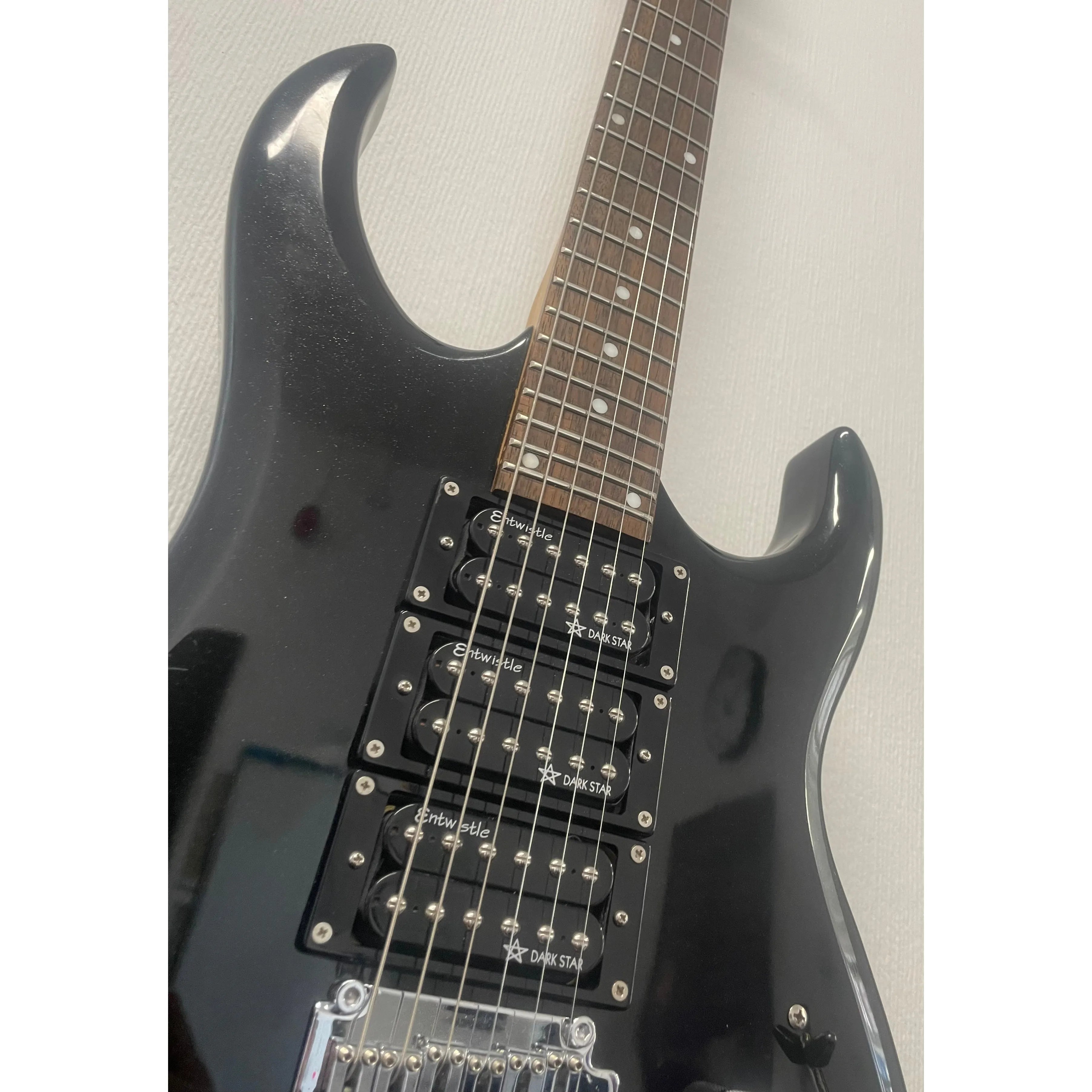 Tanglewood Rock 3 HHH Electric Guitar in Gloss Black Sparkle Pre-Owned