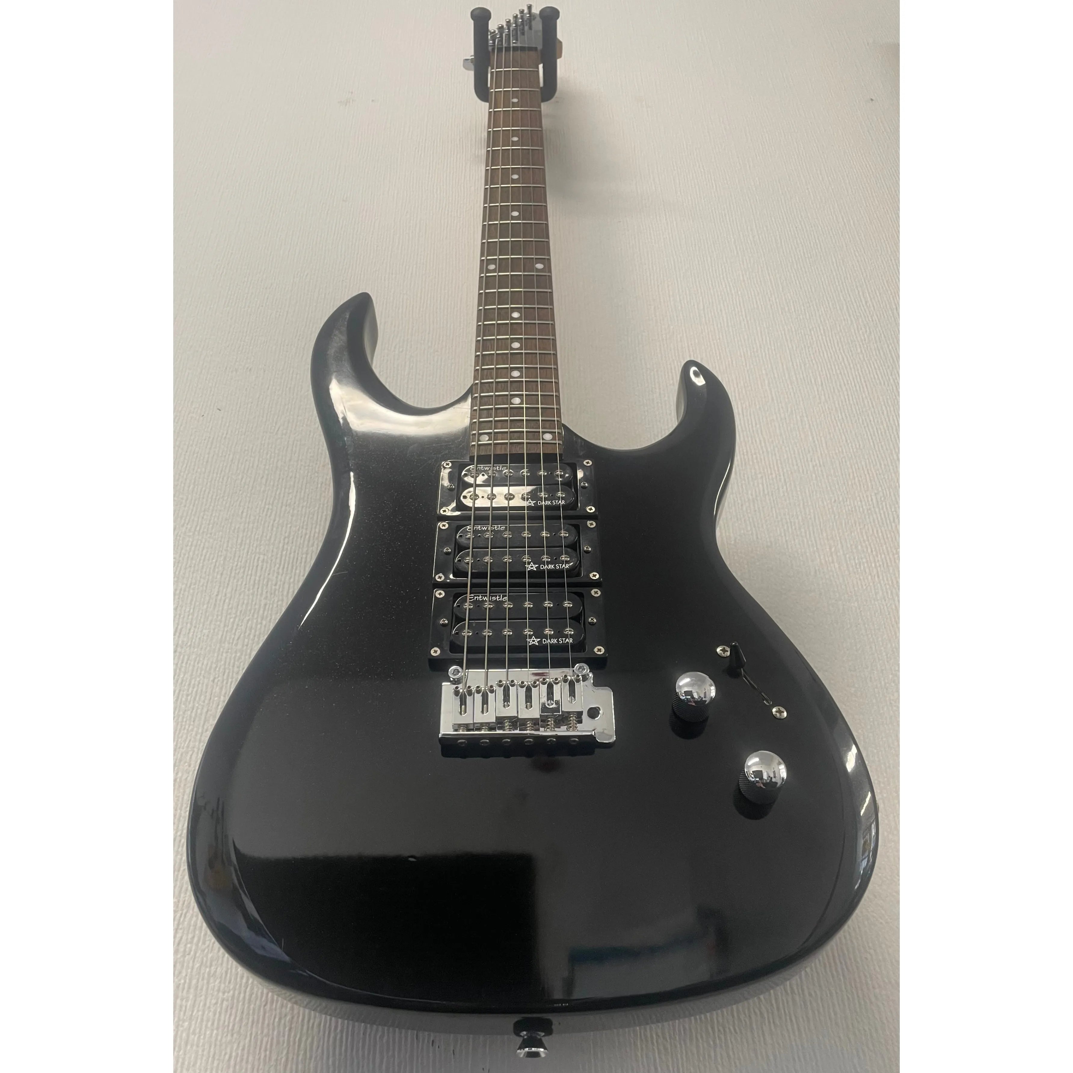 Tanglewood Rock 3 HHH Electric Guitar in Gloss Black Sparkle Pre-Owned