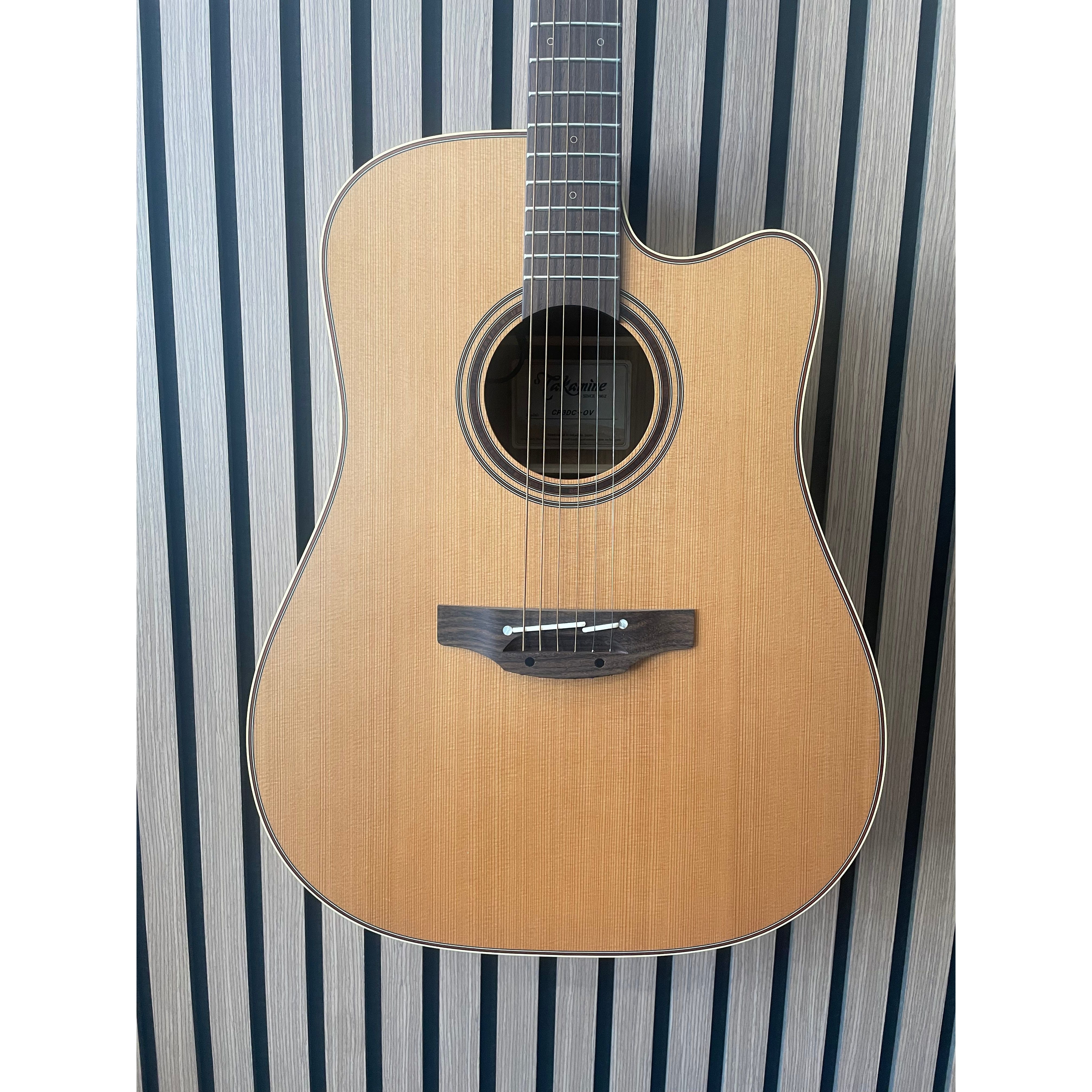 Takamine CP3DC-0V Dreadnought Electro Acoustic with Venetian Cut MIJ Japanese with Hardcase Pre-Owned