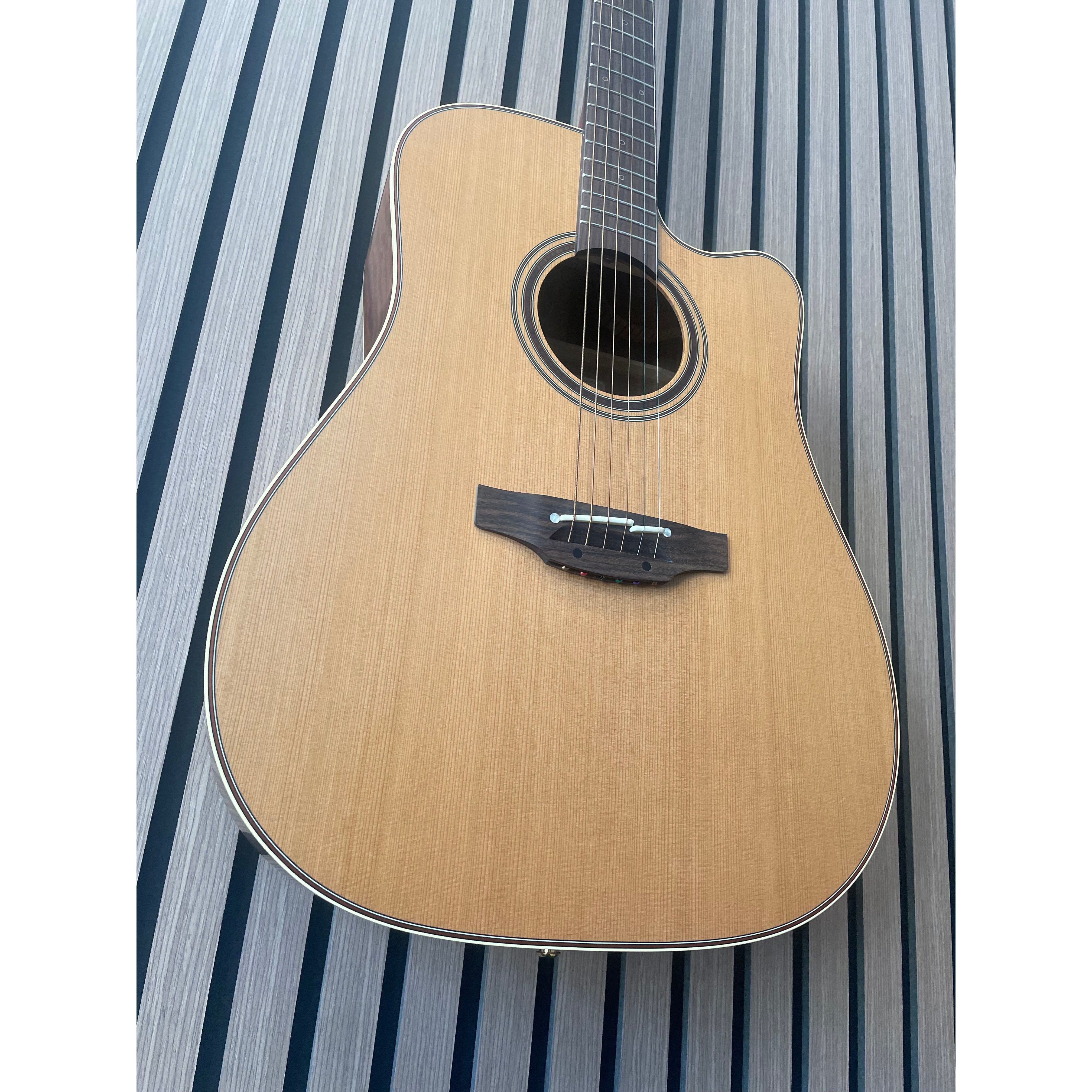 Takamine CP3DC-0V Dreadnought Electro Acoustic with Venetian Cut MIJ Japanese with Hardcase Pre-Owned