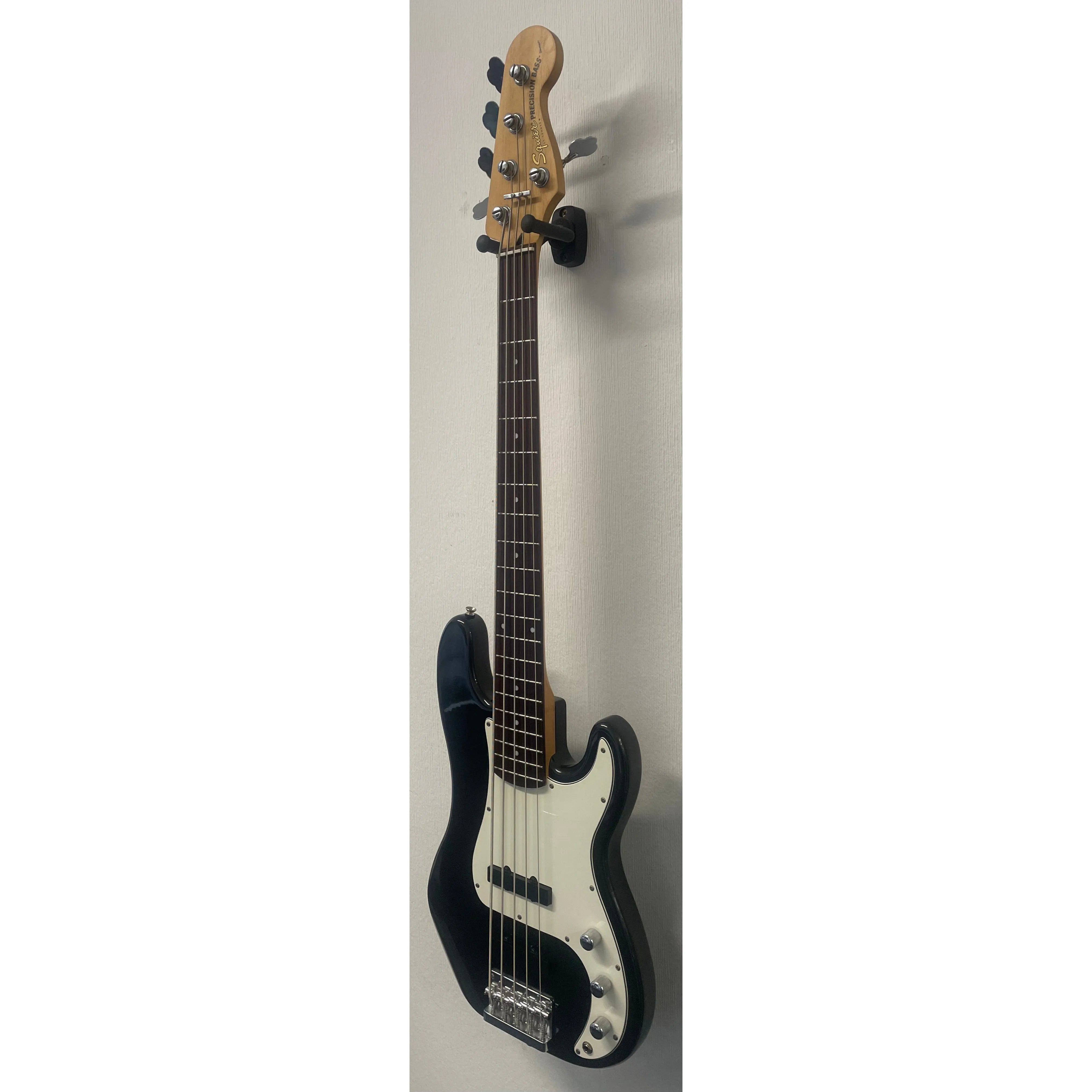 Squier Standard Precision Bass Special V in Gloss Black Sparkle Pre-Owned