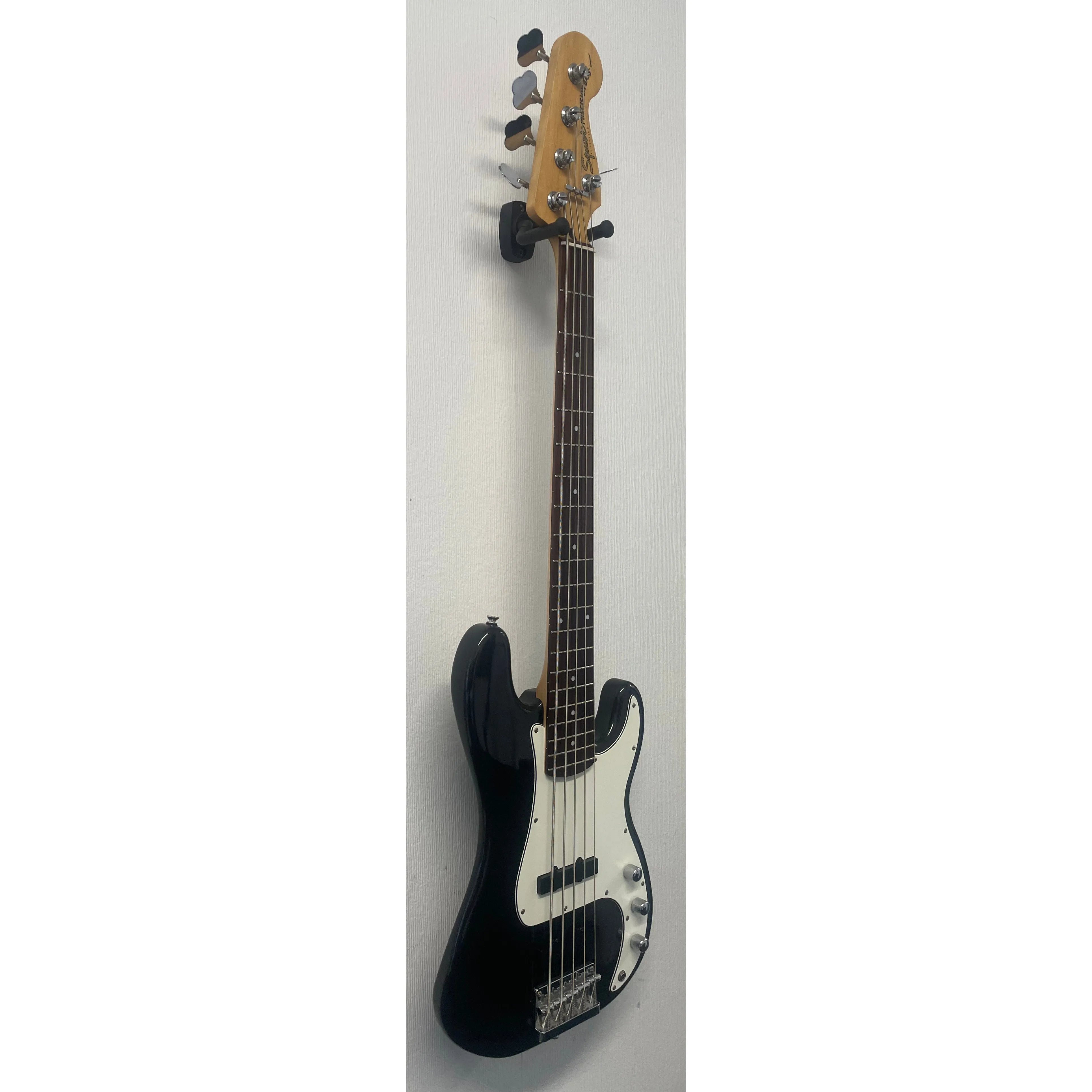 Squier Standard Precision Bass Special V in Gloss Black Sparkle Pre-Owned