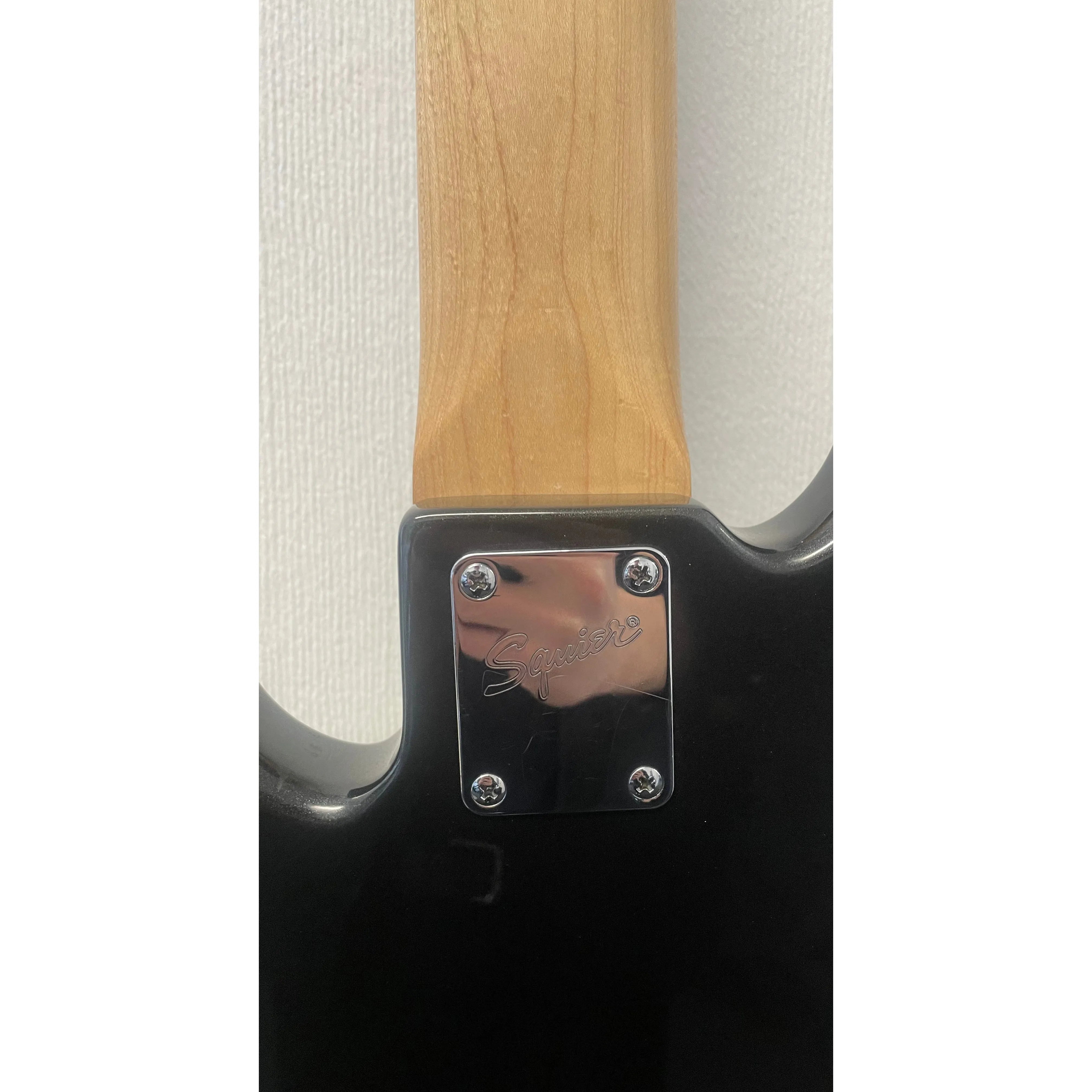 Squier Standard Precision Bass Special V in Gloss Black Sparkle Pre-Owned