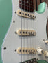 Vintage Icon V6 S-Style Electric Guitar in Distressed Ventura Green Pre-Owned