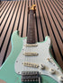 Vintage Icon V6 S-Style Electric Guitar in Distressed Ventura Green Pre-Owned