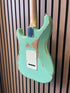 Vintage Icon V6 S-Style Electric Guitar in Distressed Ventura Green Pre-Owned