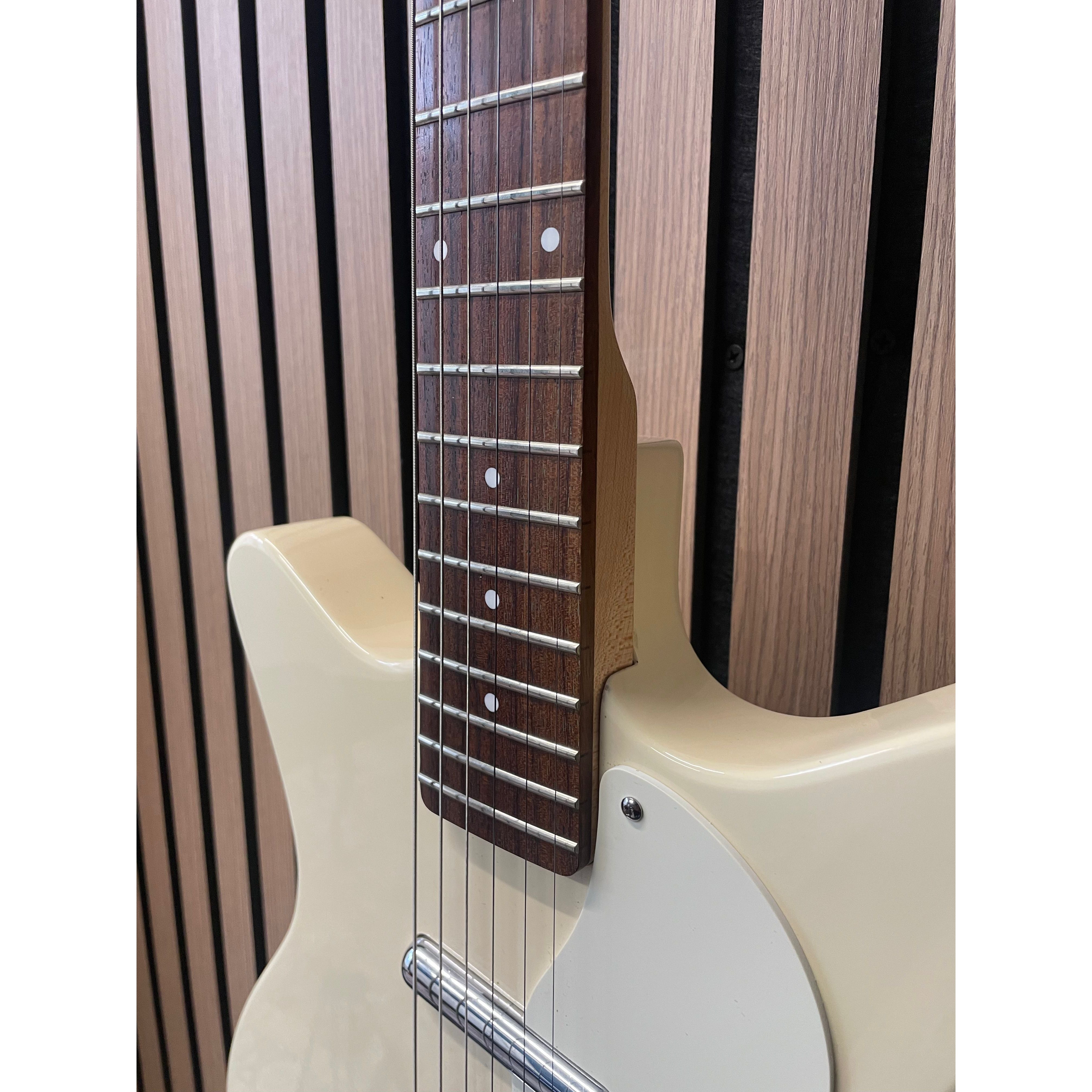 Danelectro Stock '59 Double Cut Electric Guitar in Gloss White Korean Pre-Owned