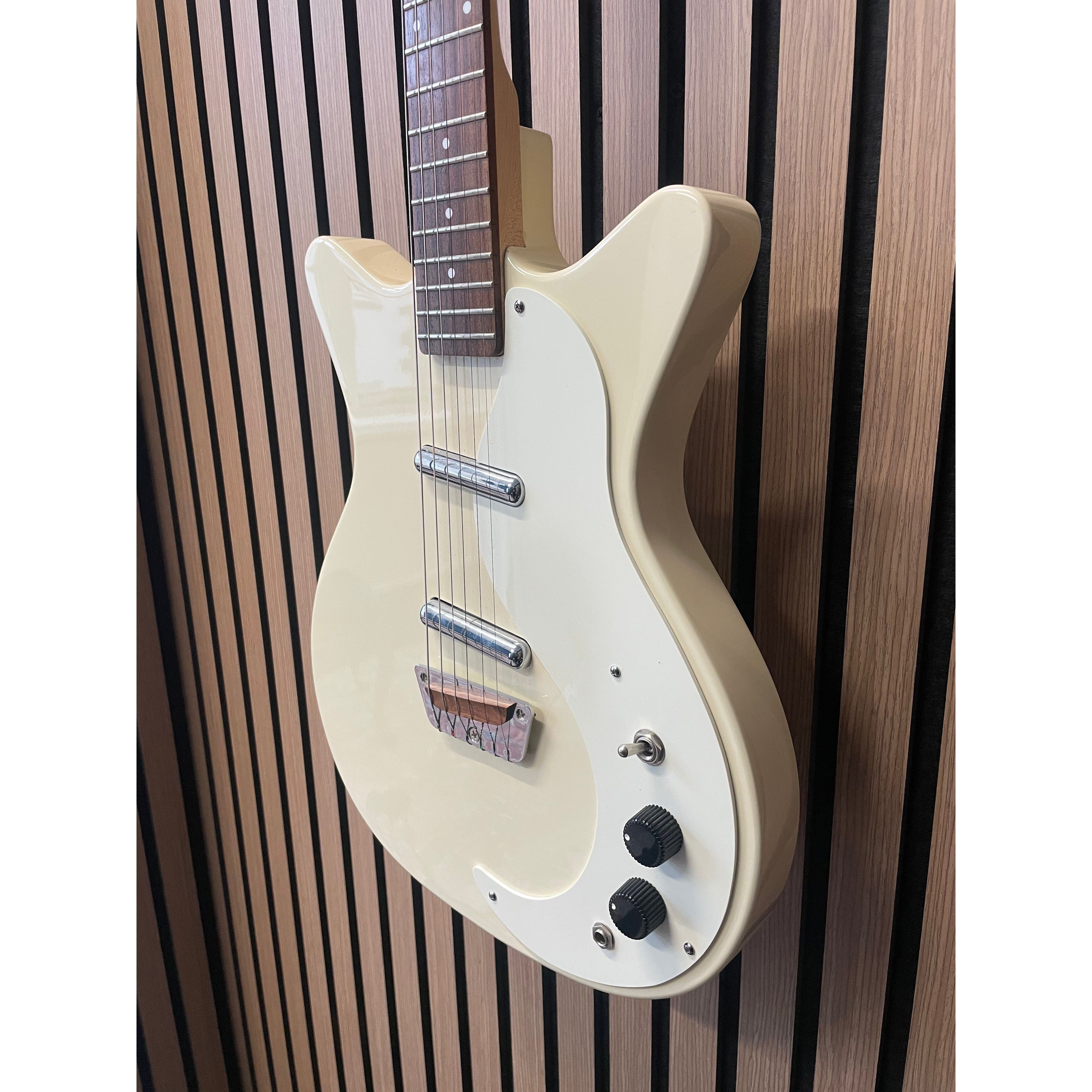 Danelectro Stock '59 Double Cut Electric Guitar in Gloss White Korean Pre-Owned
