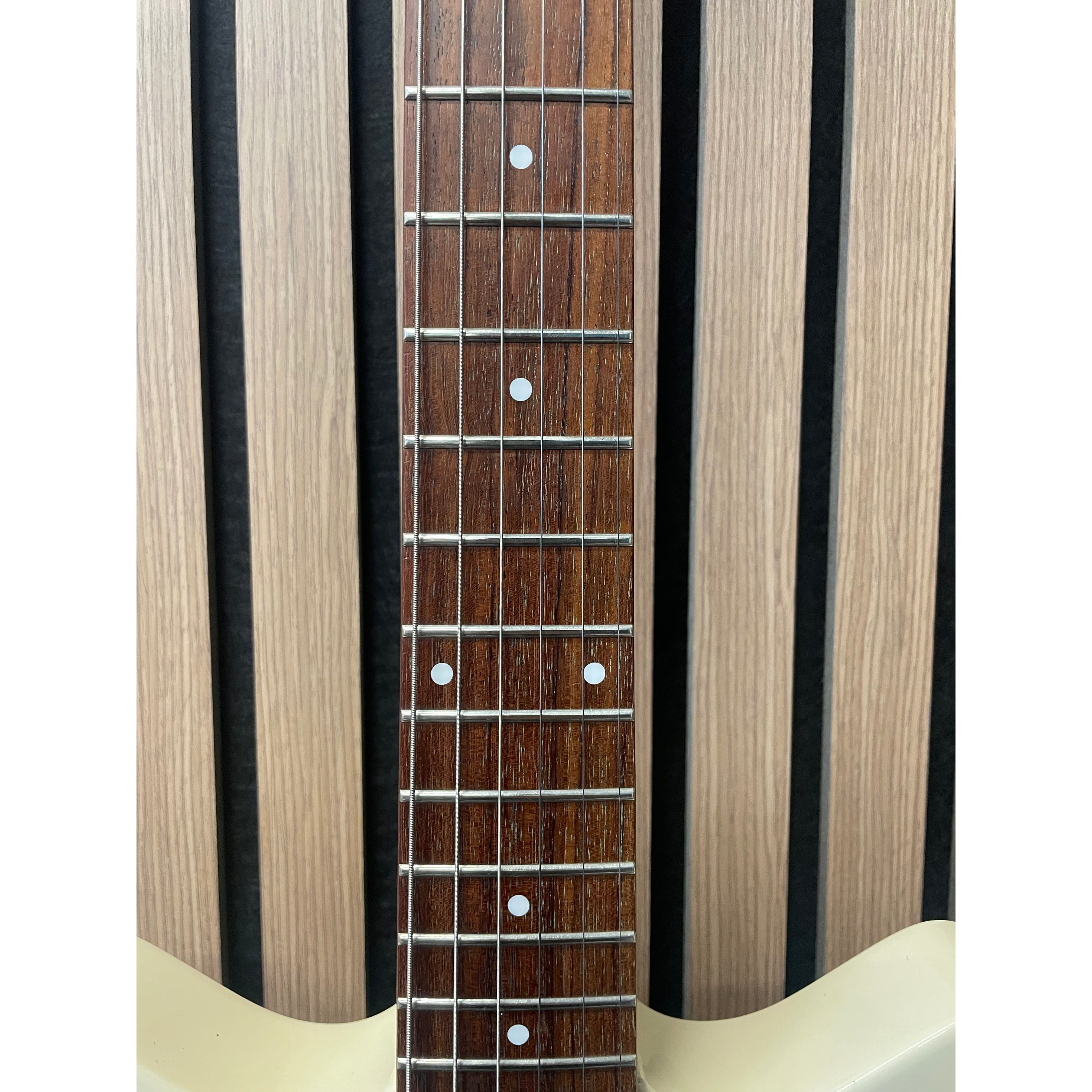 Danelectro Stock '59 Double Cut Electric Guitar in Gloss White Korean Pre-Owned