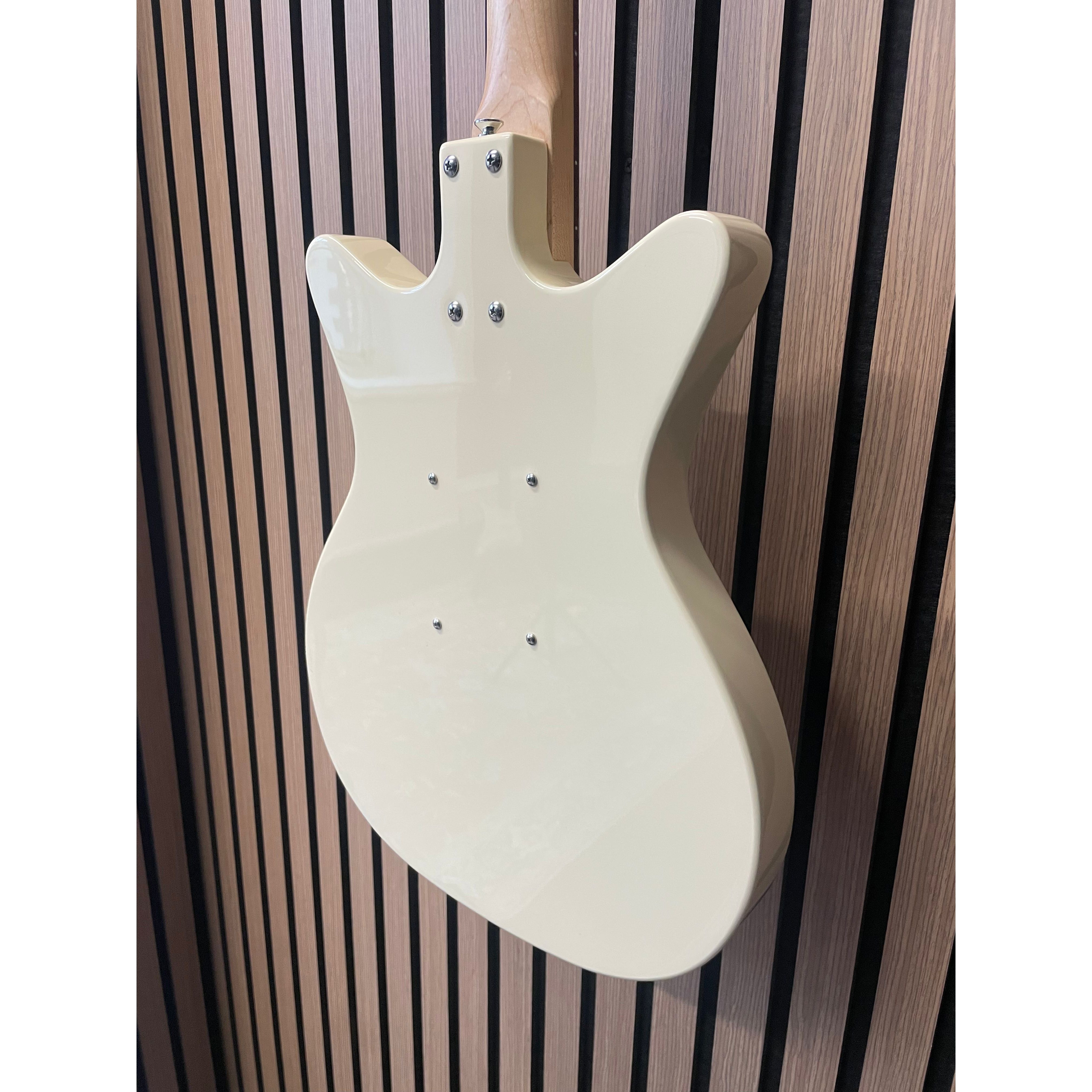 Danelectro Stock '59 Double Cut Electric Guitar in Gloss White Korean Pre-Owned