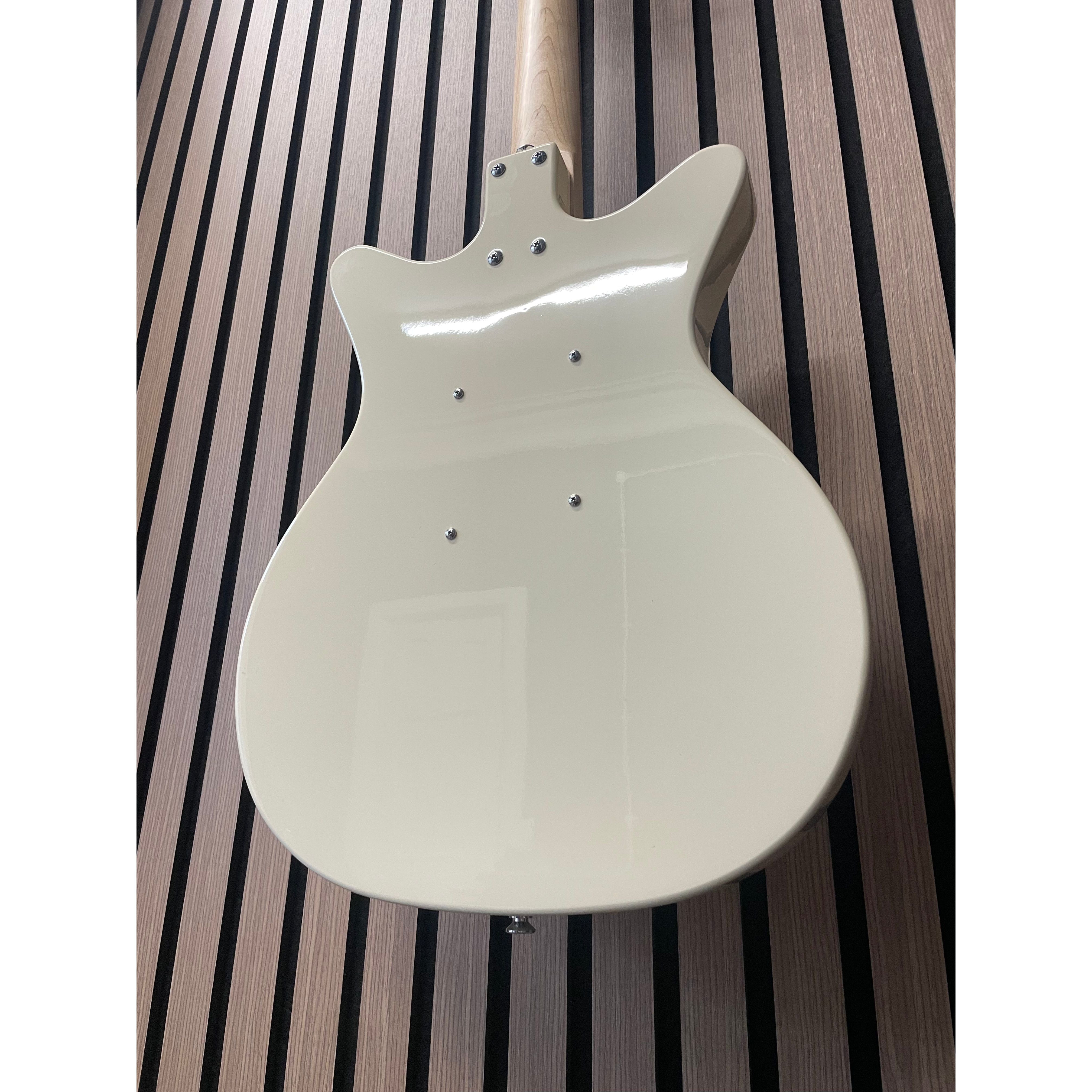Danelectro Stock '59 Double Cut Electric Guitar in Gloss White Korean Pre-Owned