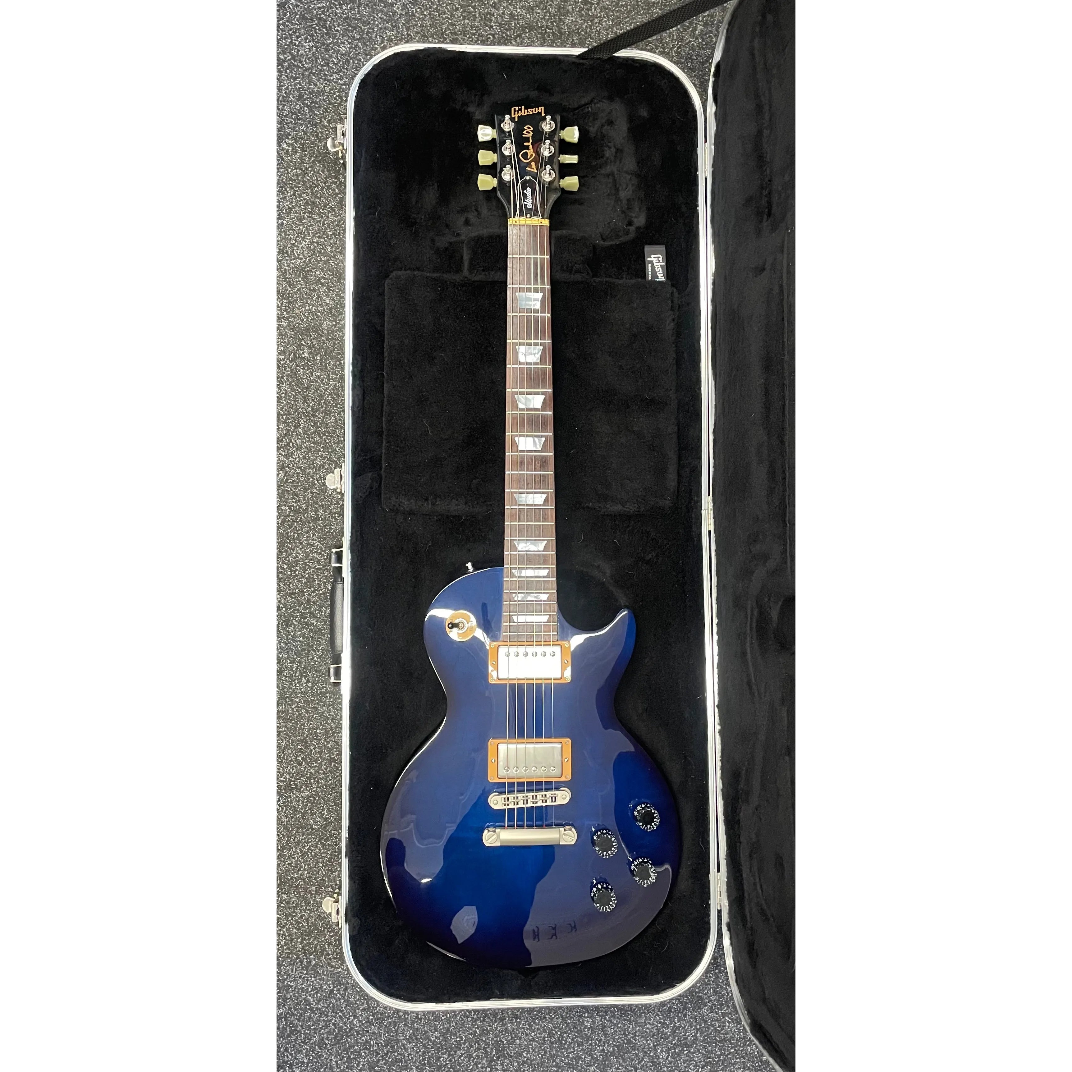 Gibson Les Paul Studio 100th Anniversary 2015 in Blue Gloss Finish with Original Hardcase Pre-Owned