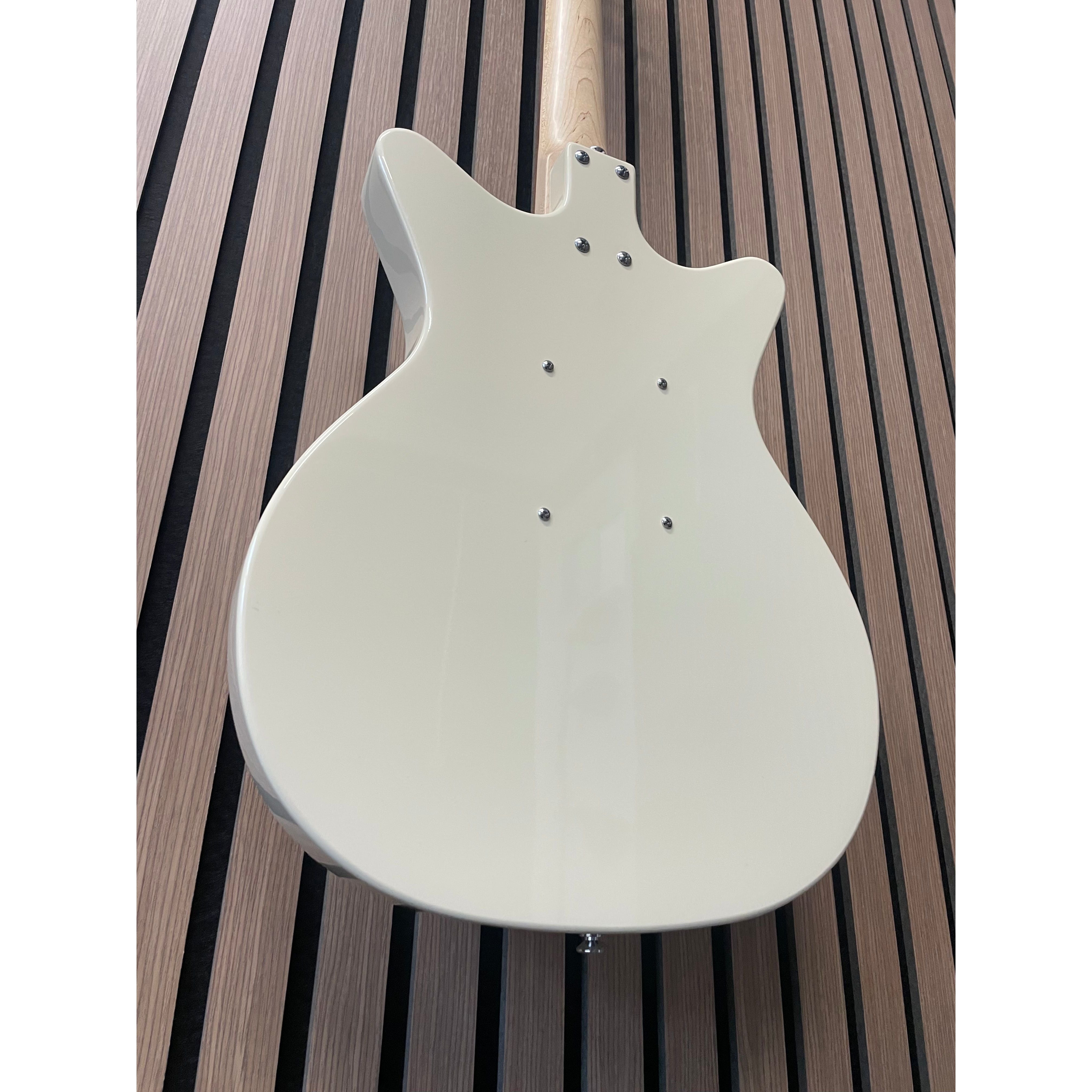 Danelectro Stock '59 Double Cut Electric Guitar in Gloss White Korean Pre-Owned