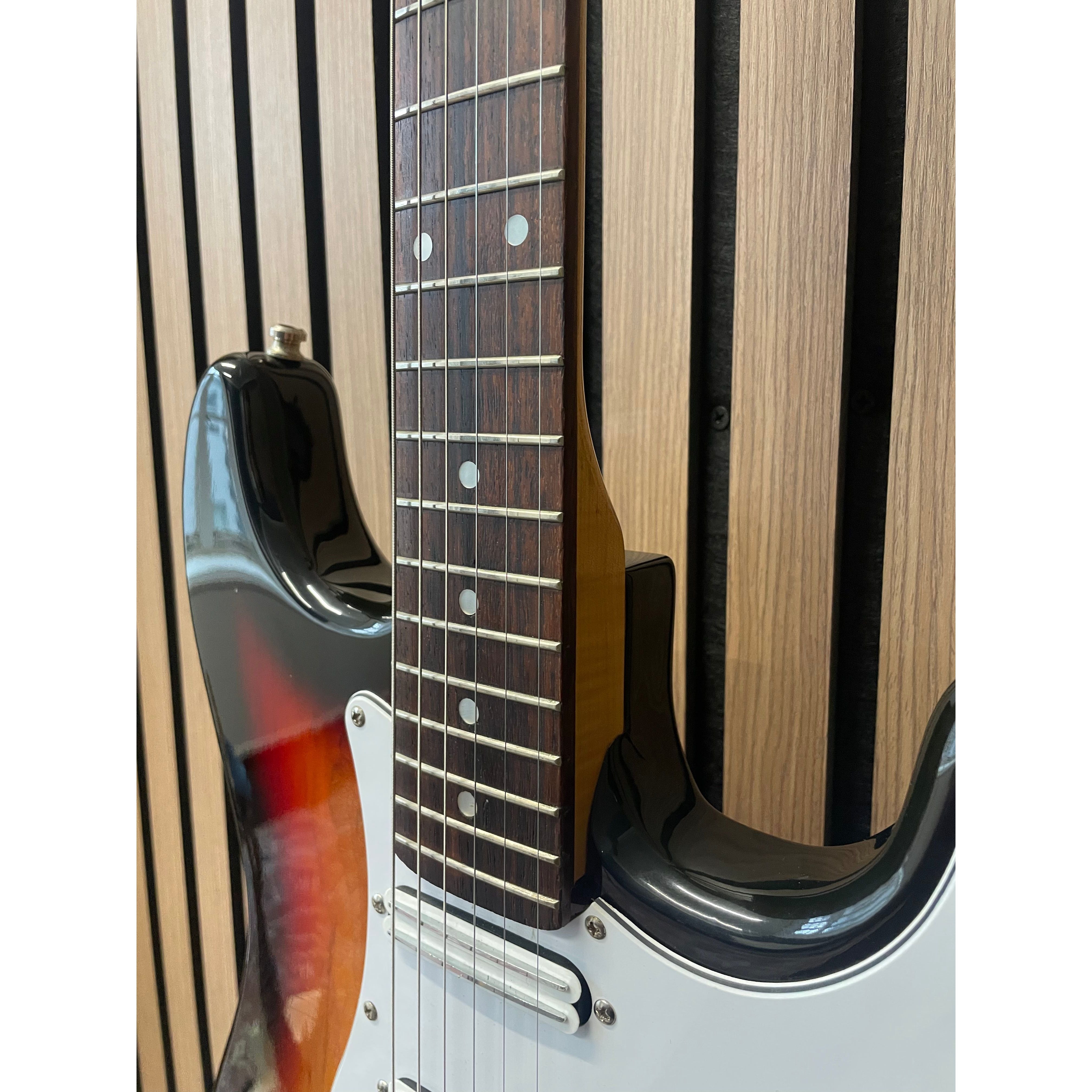 Aria STG Series Strat-Style Electric Guitar Modified with SSS Out-Of-Phase Pickups in Sunburst with Gigbag Pre-Owned