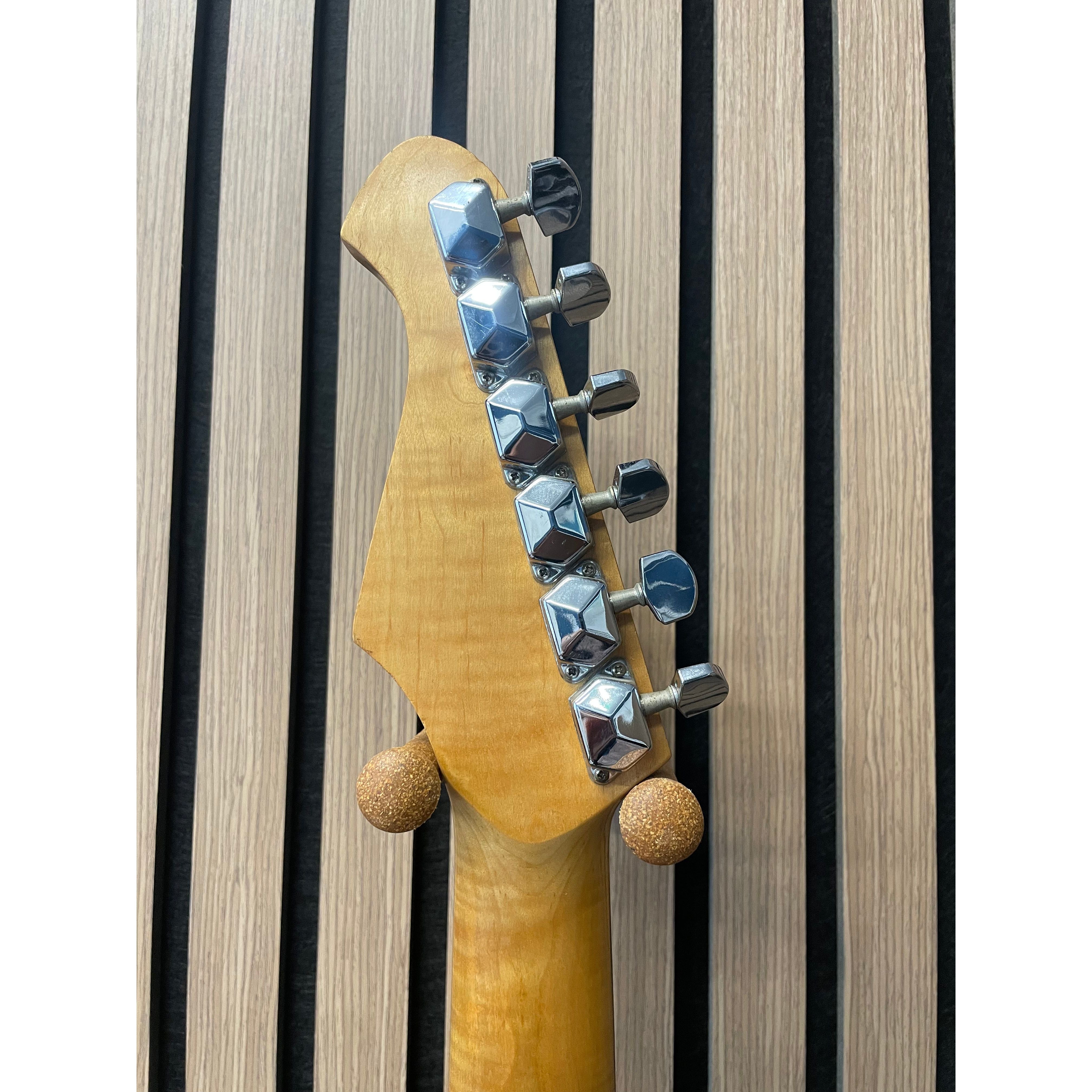 Aria STG Series Strat-Style Electric Guitar Modified with SSS Out-Of-Phase Pickups in Sunburst with Gigbag Pre-Owned