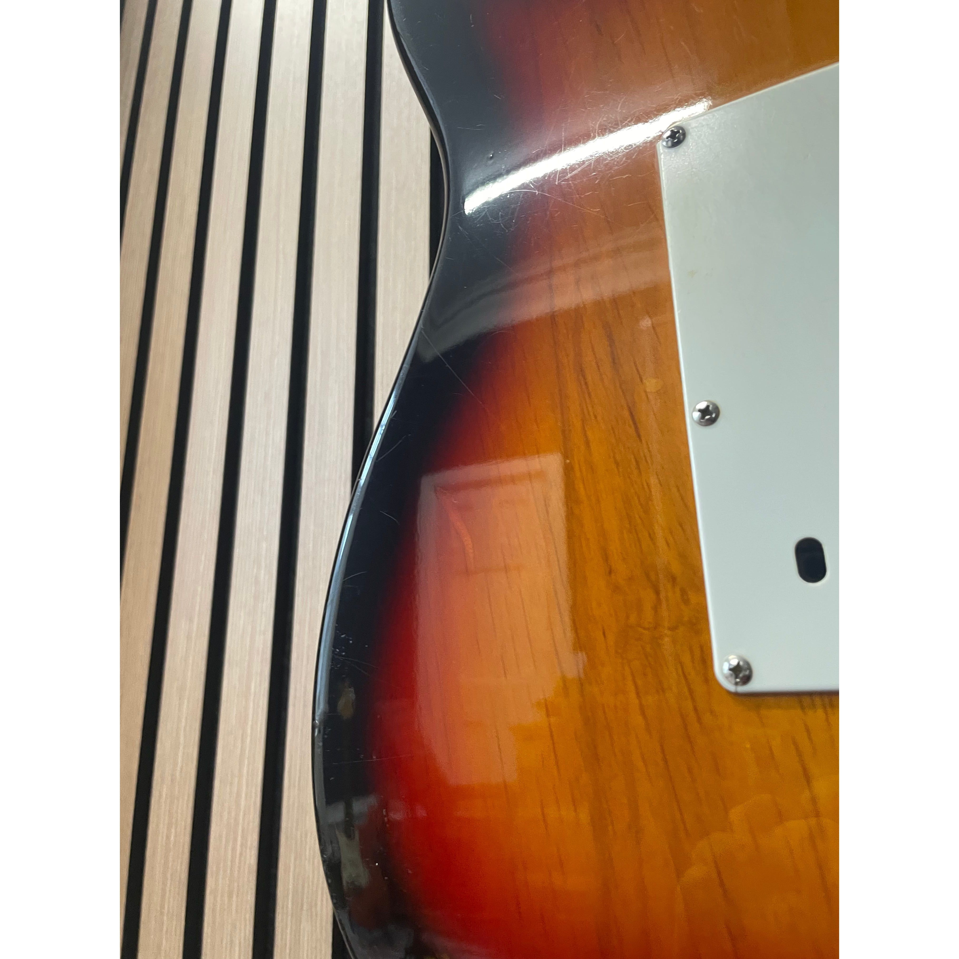 Aria STG Series Strat-Style Electric Guitar Modified with SSS Out-Of-Phase Pickups in Sunburst with Gigbag Pre-Owned