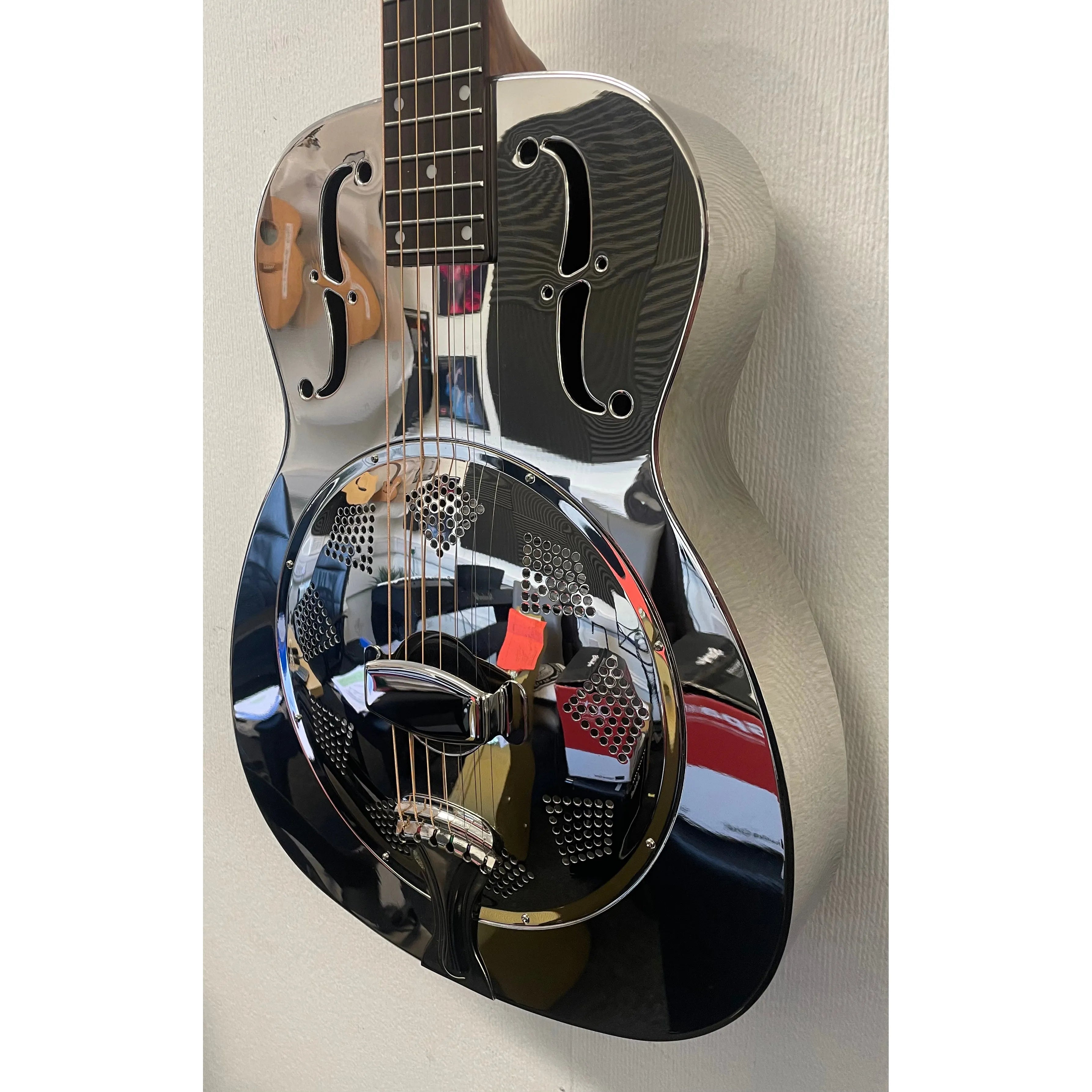 Dobro Hound Dog M-14 Metal Body Resonator Acoustic Guitar with Hardcase Pre-Owned