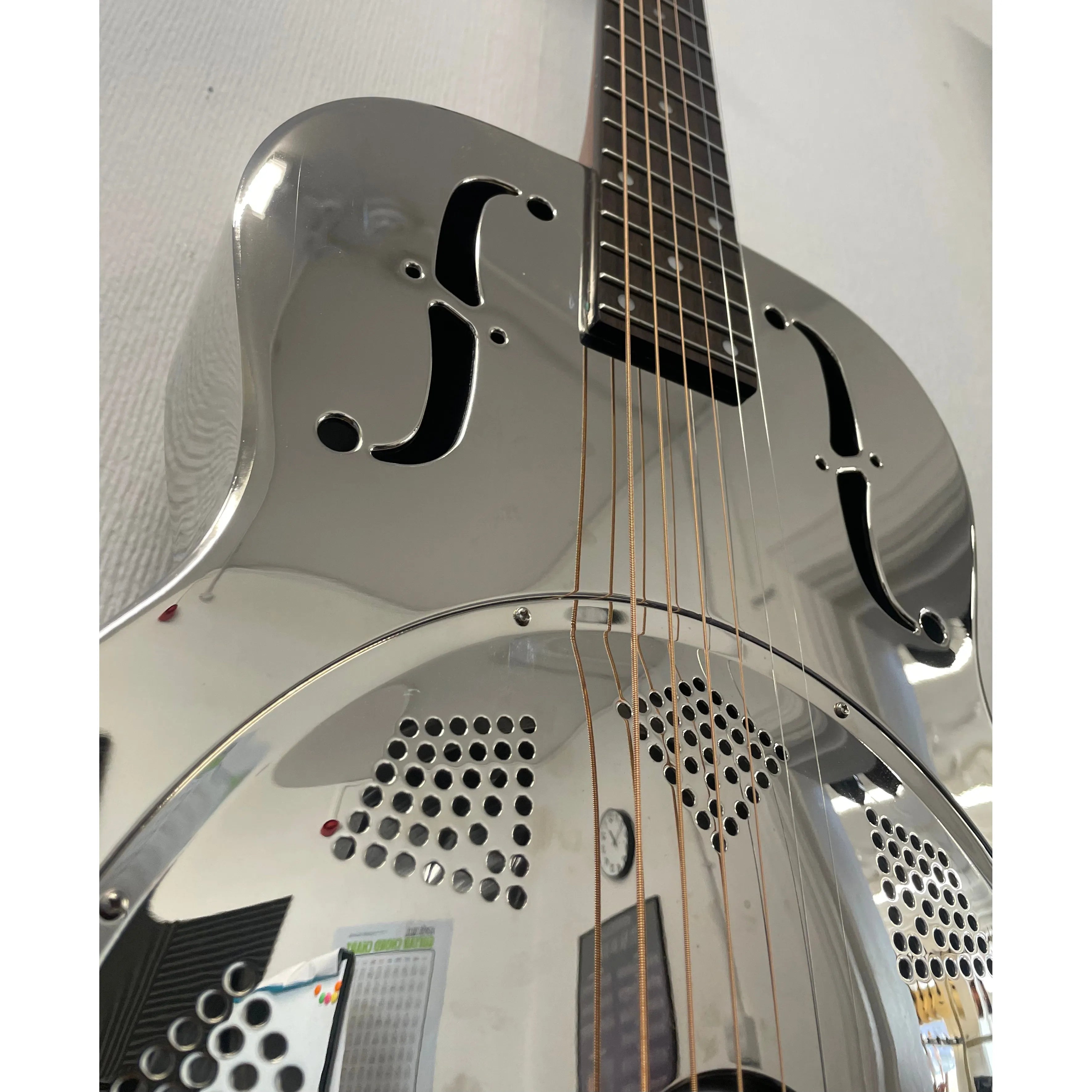Dobro Hound Dog M-14 Metal Body Resonator Acoustic Guitar with Hardcase Pre-Owned