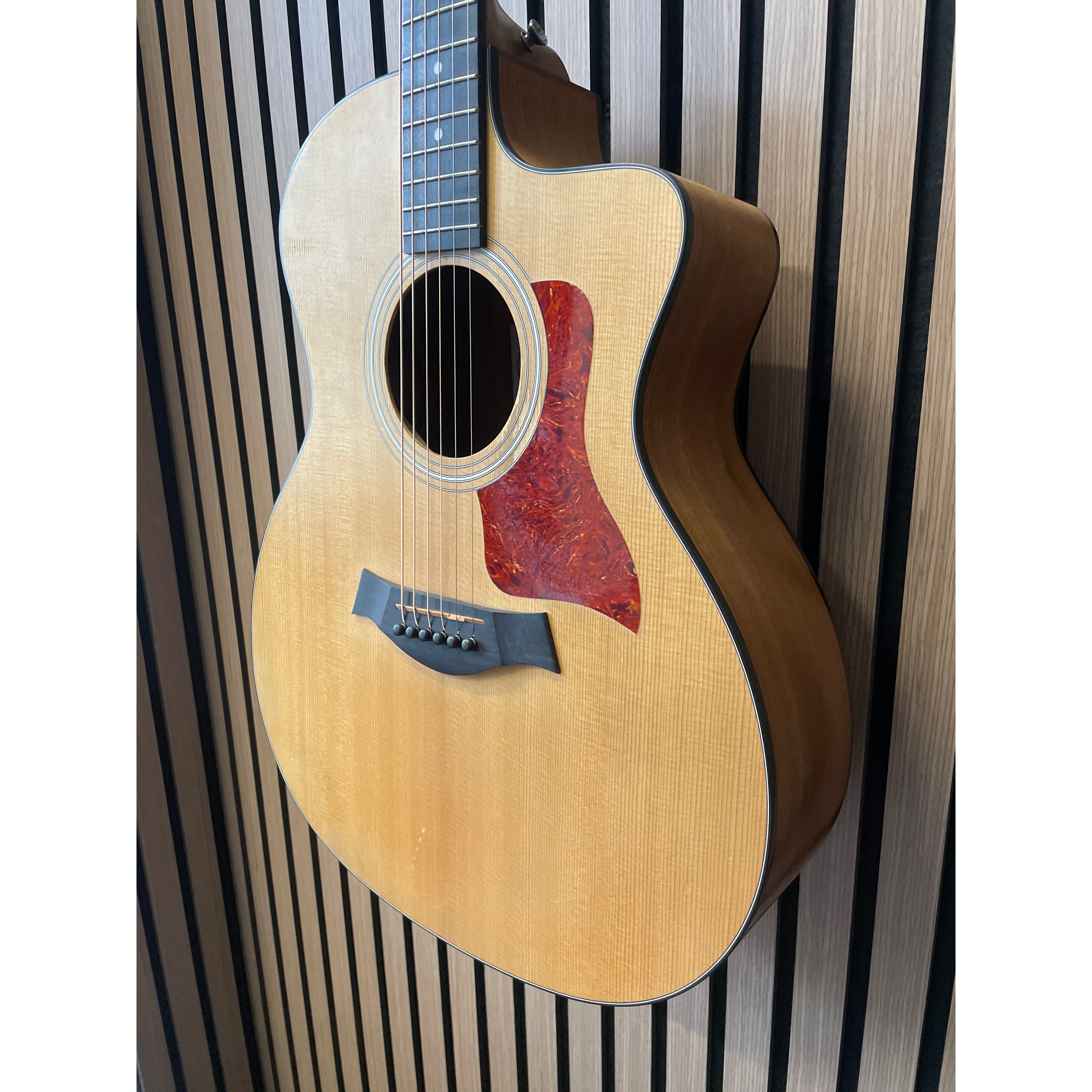 Taylor 114CE Grand Auditorium Sized Electro Acoustic Guitar in Natural with Hardcase Pre-Owned