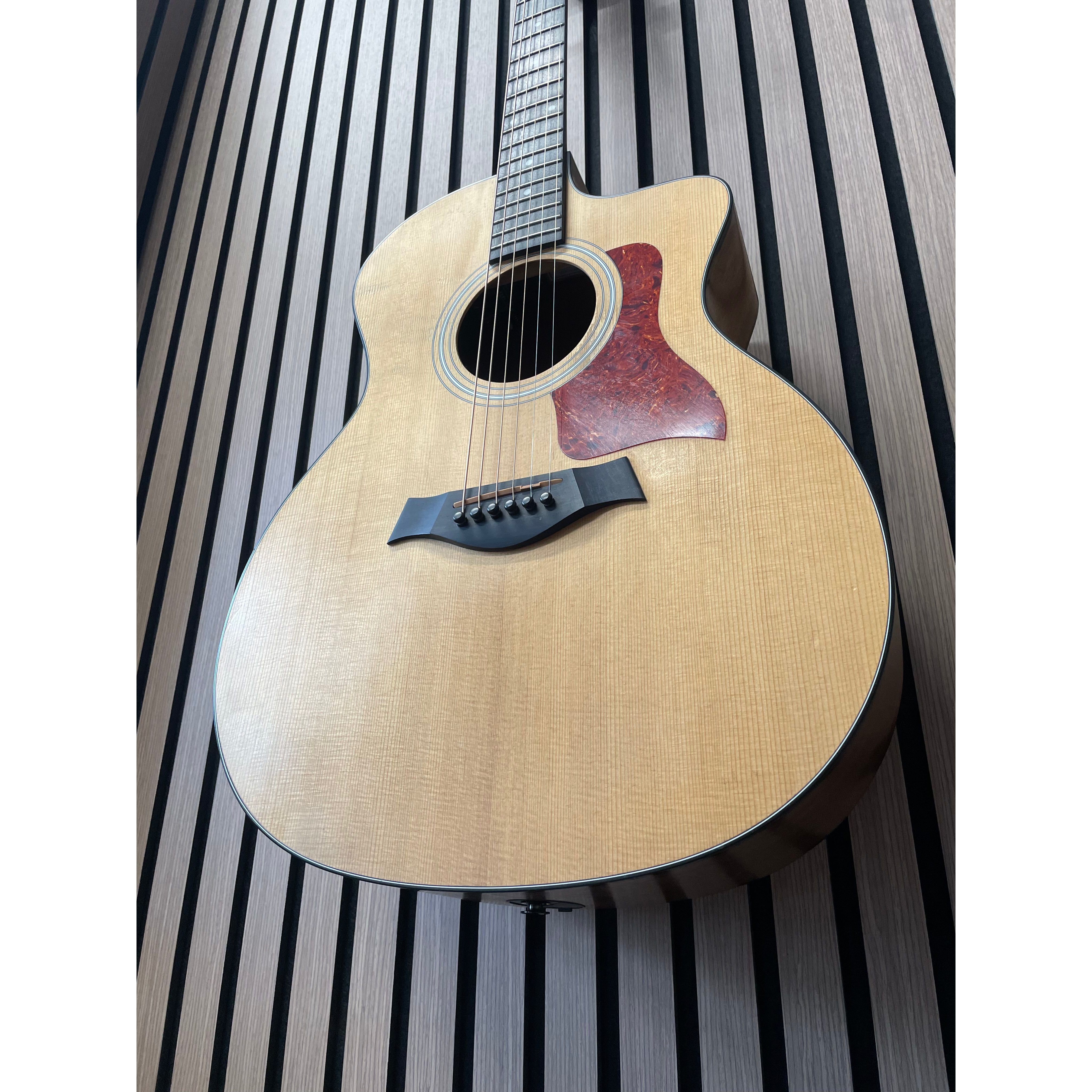 Taylor 114CE Grand Auditorium Sized Electro Acoustic Guitar in Natural with Hardcase Pre-Owned