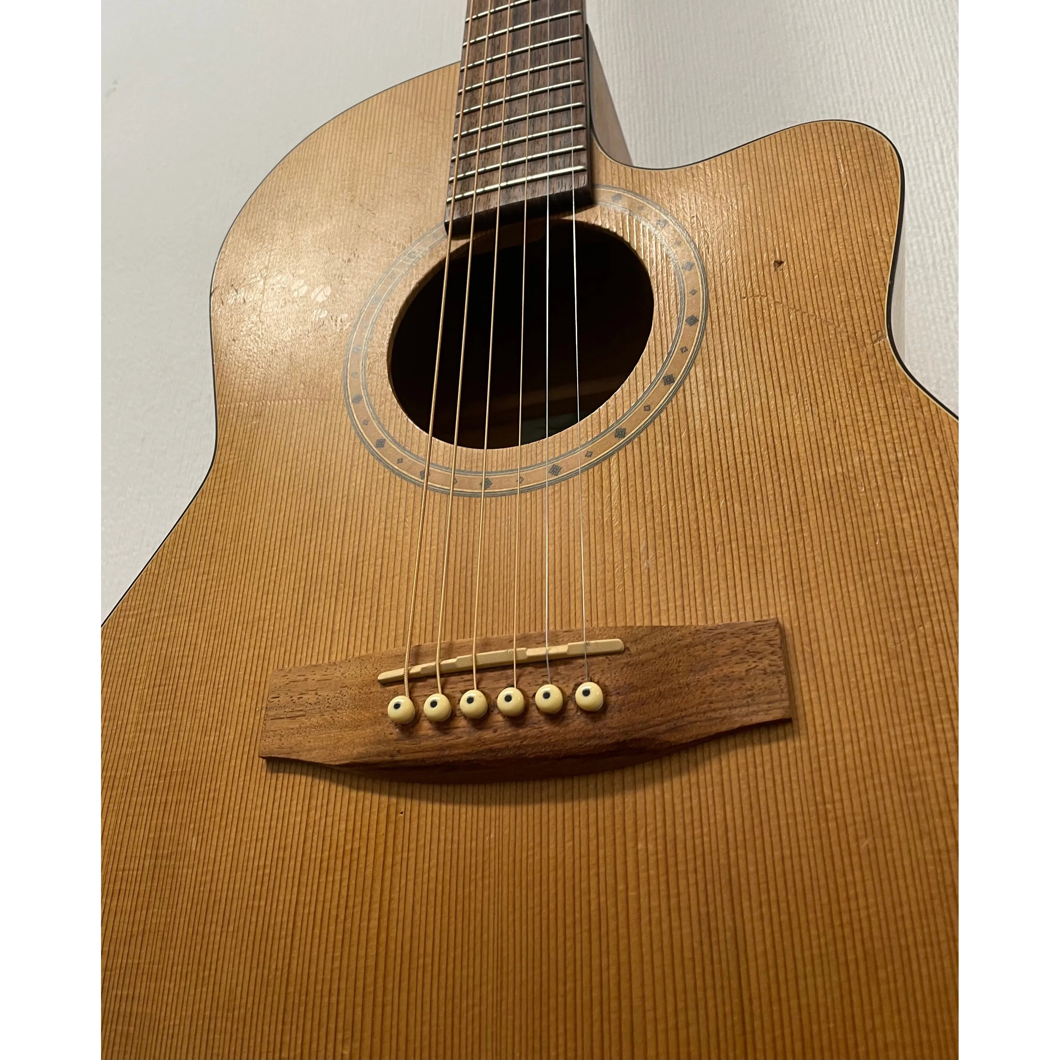 Simon & Patrick Folk Electro Acoustic Guitar S&P 6 CW Pre-Owned
