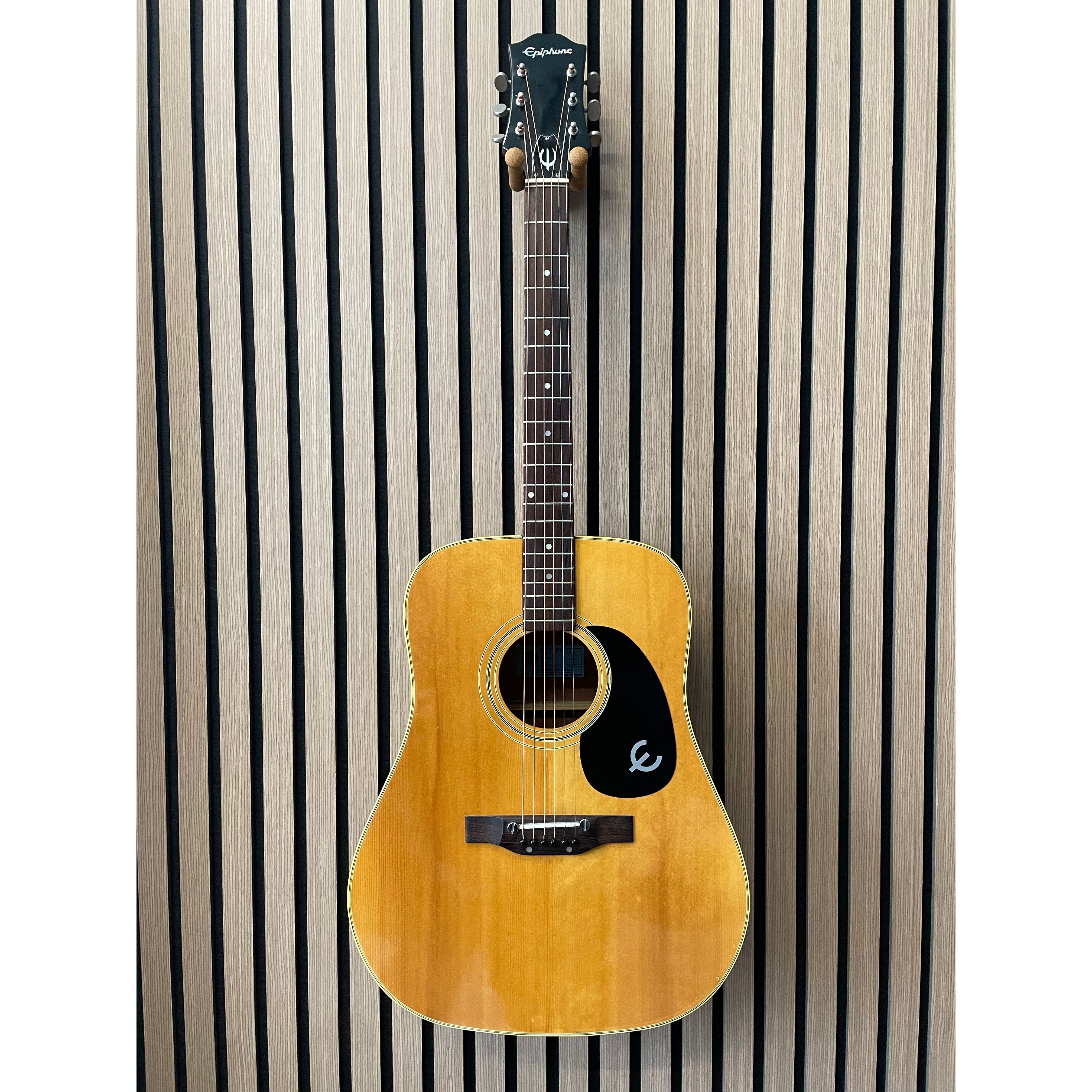 Epiphone FT-145 Texan Vintage Dreadnought Acoustic Guitar 1970's with Hardcase Pre-Owned