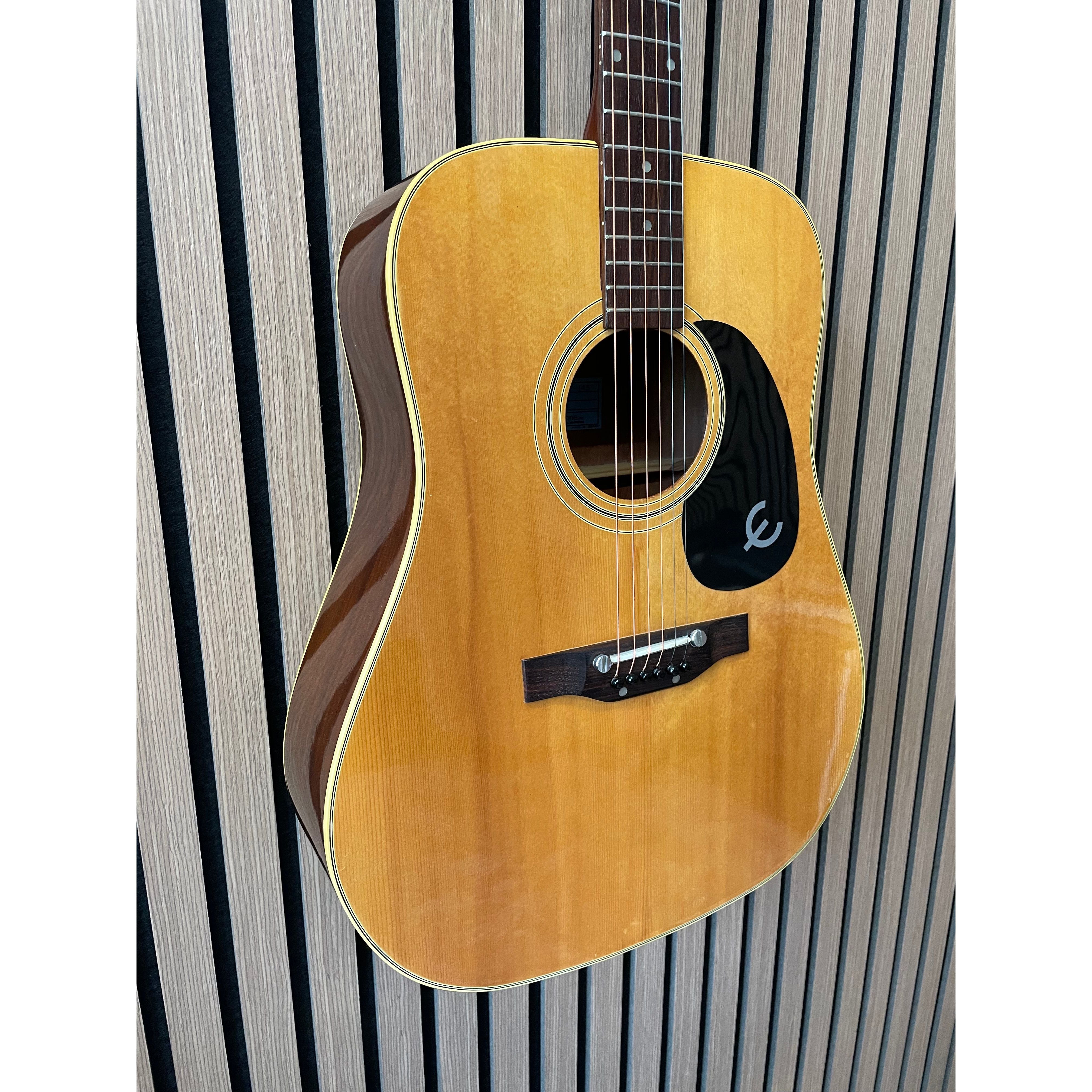 Epiphone FT-145 Texan Vintage Dreadnought Acoustic Guitar 1970's with Hardcase Pre-Owned