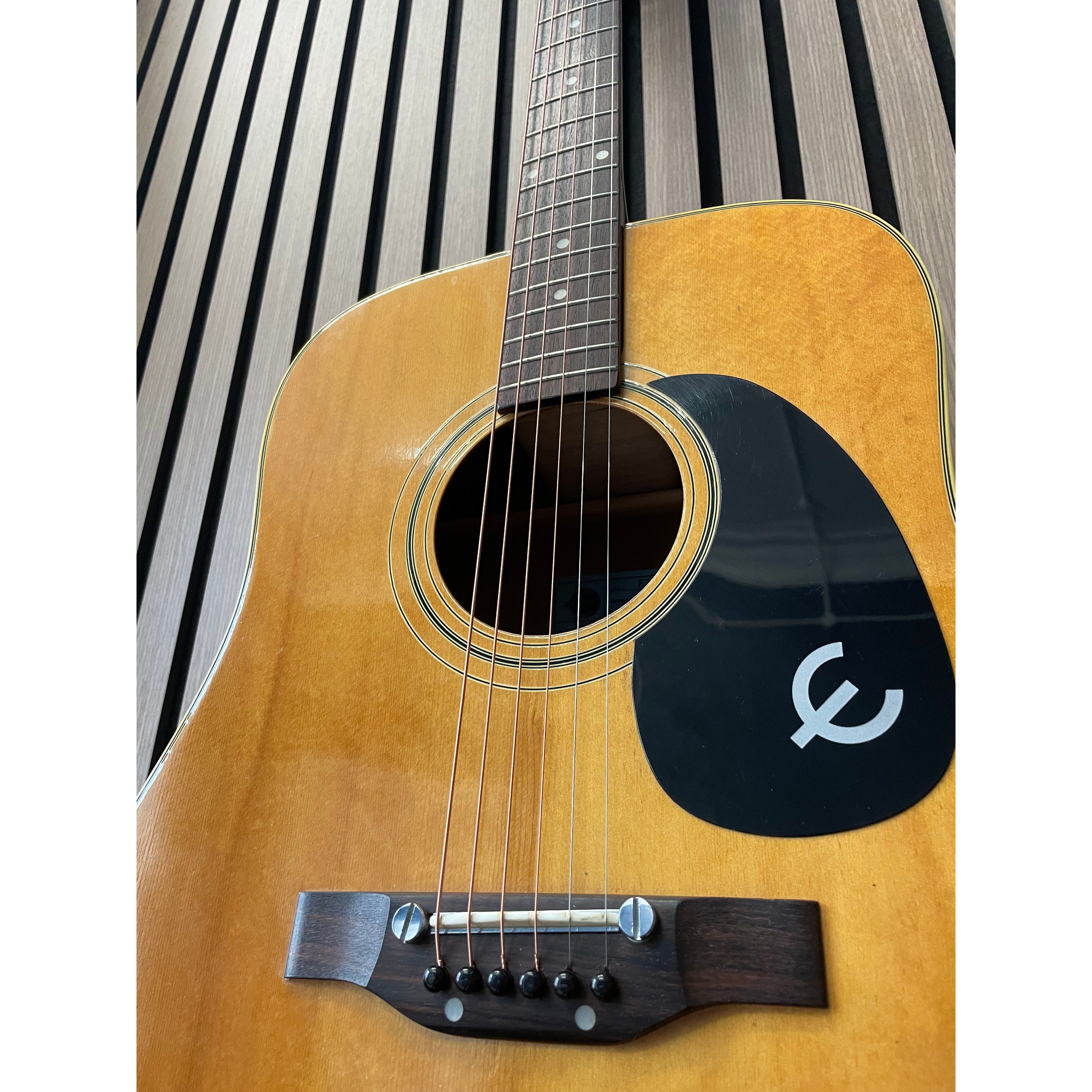 Epiphone FT-145 Texan Vintage Dreadnought Acoustic Guitar 1970's with Hardcase Pre-Owned