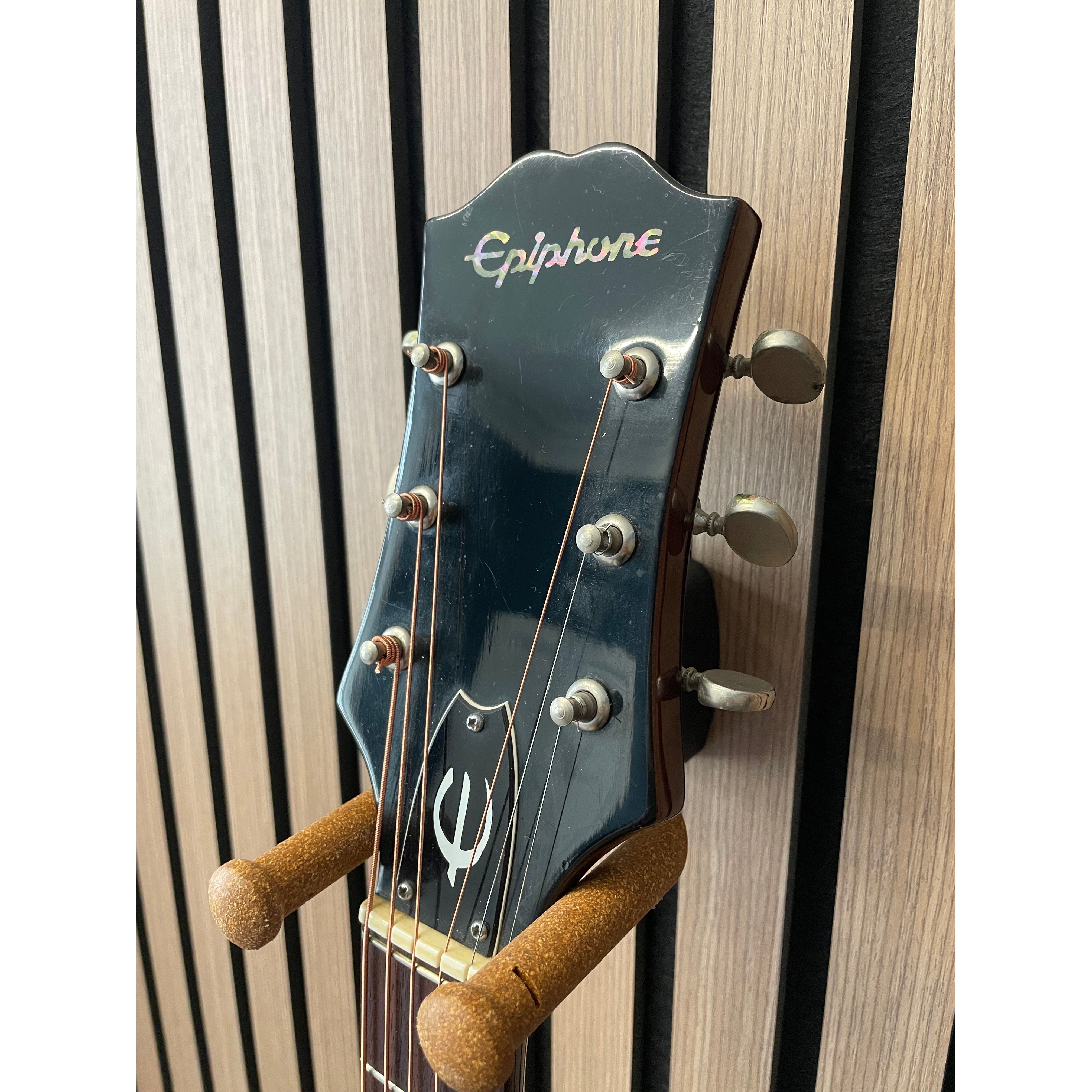 Epiphone FT-145 Texan Vintage Dreadnought Acoustic Guitar 1970's with Hardcase Pre-Owned