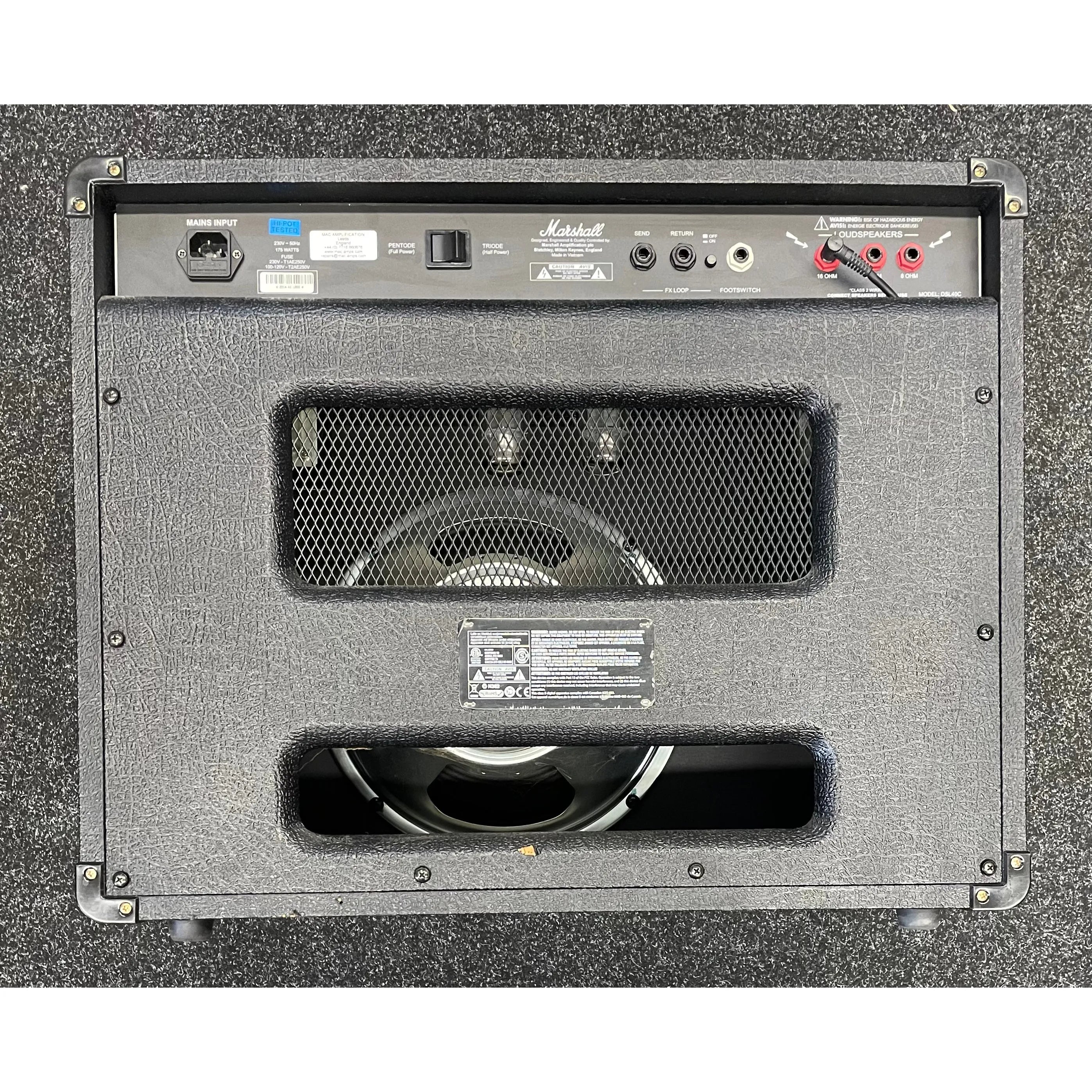Marshall DSL40C 2-Channel 40-Watt 1x12" Guitar Valve Combo Amplifier Pre-Owned