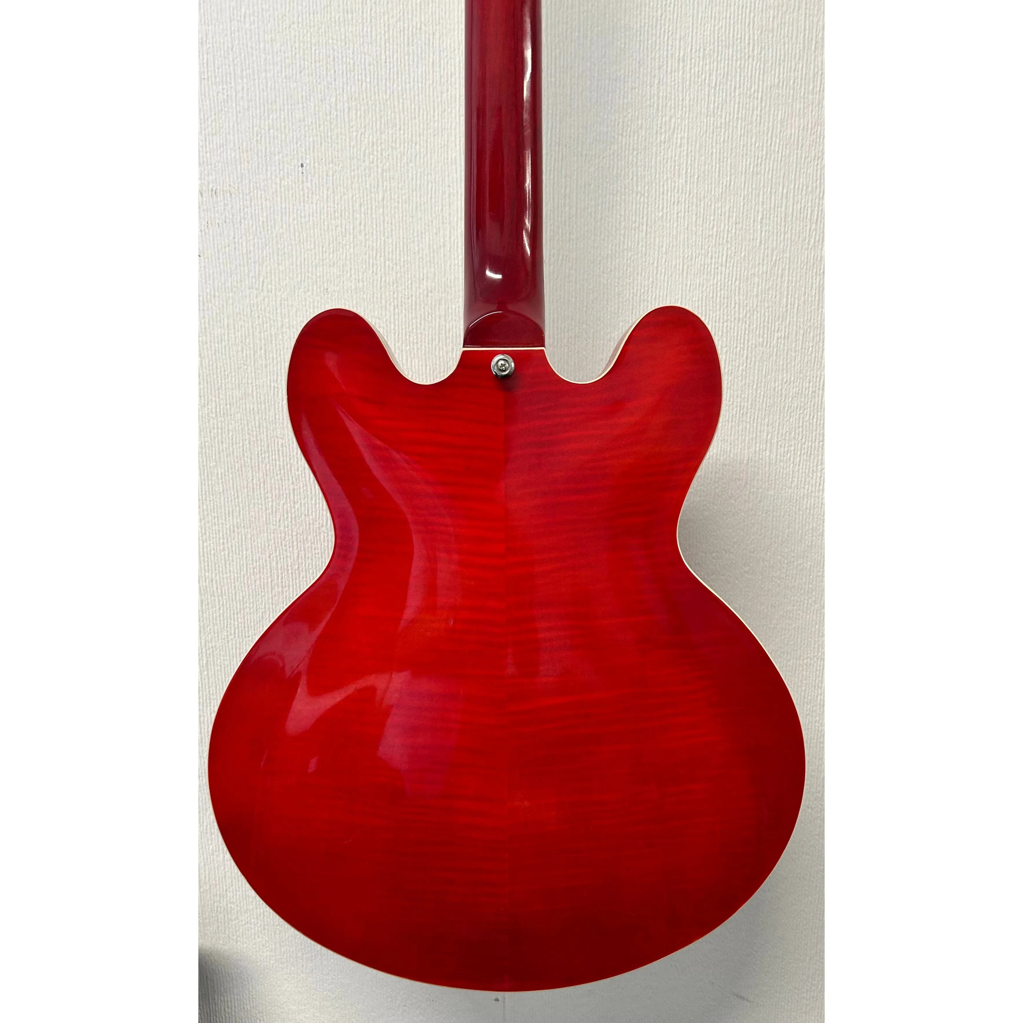 Musoo Electric Semi-Hollow Guitar in Red - Pre-Owned