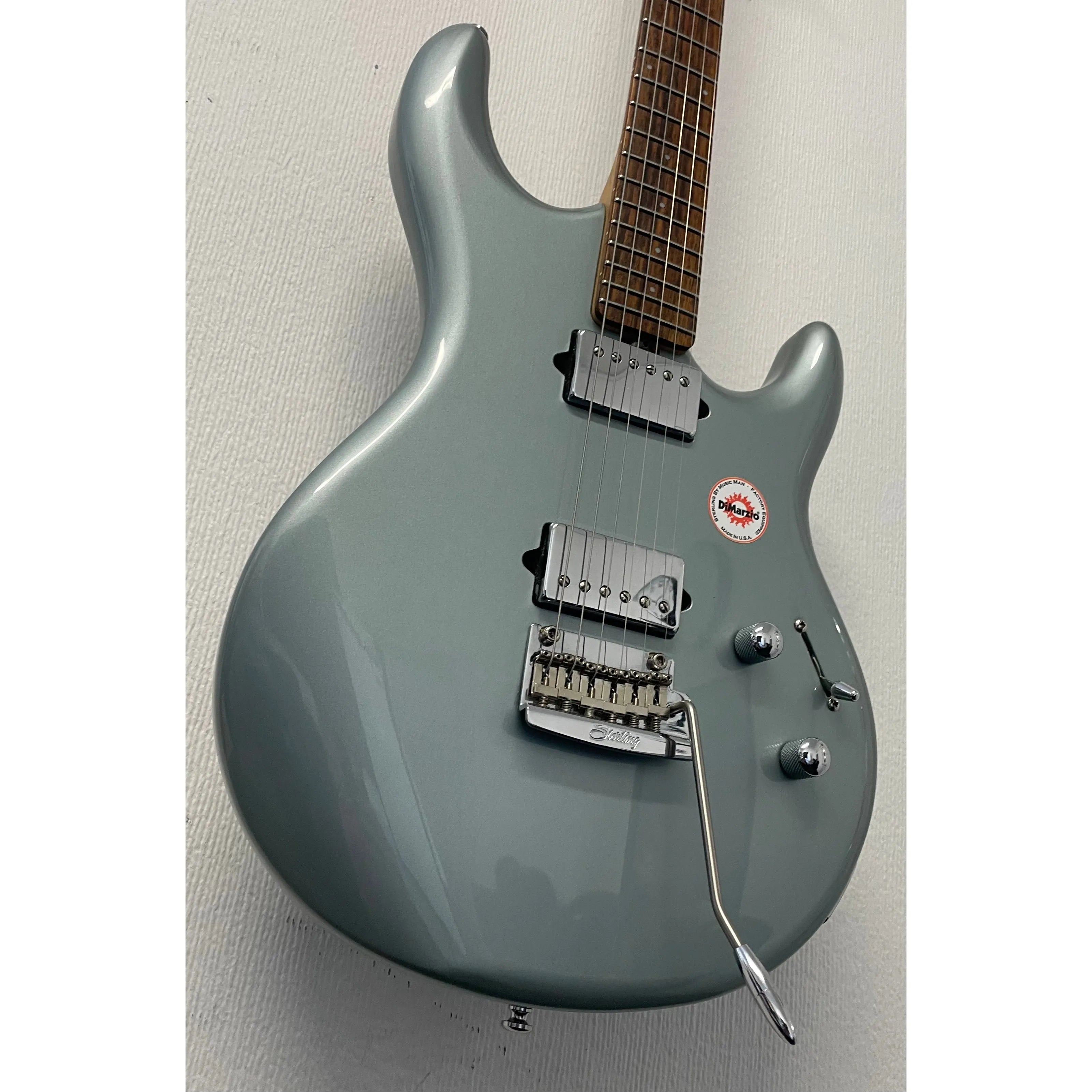 Sterling by Musicman LK100D Luke Blue Electric Guitar with Gigbag Pre-Owned