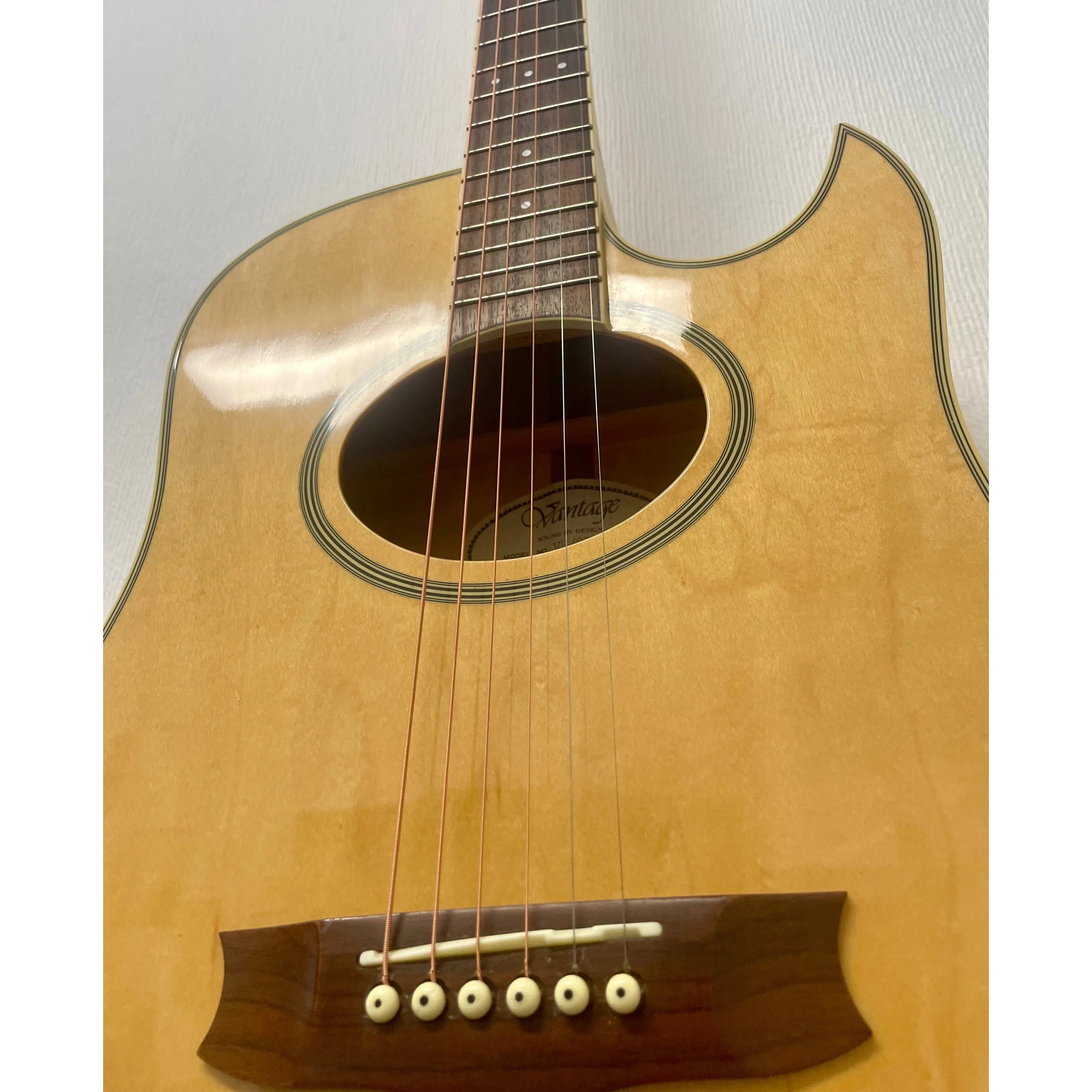 Vantage VS40CEM Electro-Acoustic Guitar with Hardcase Pre-Owned