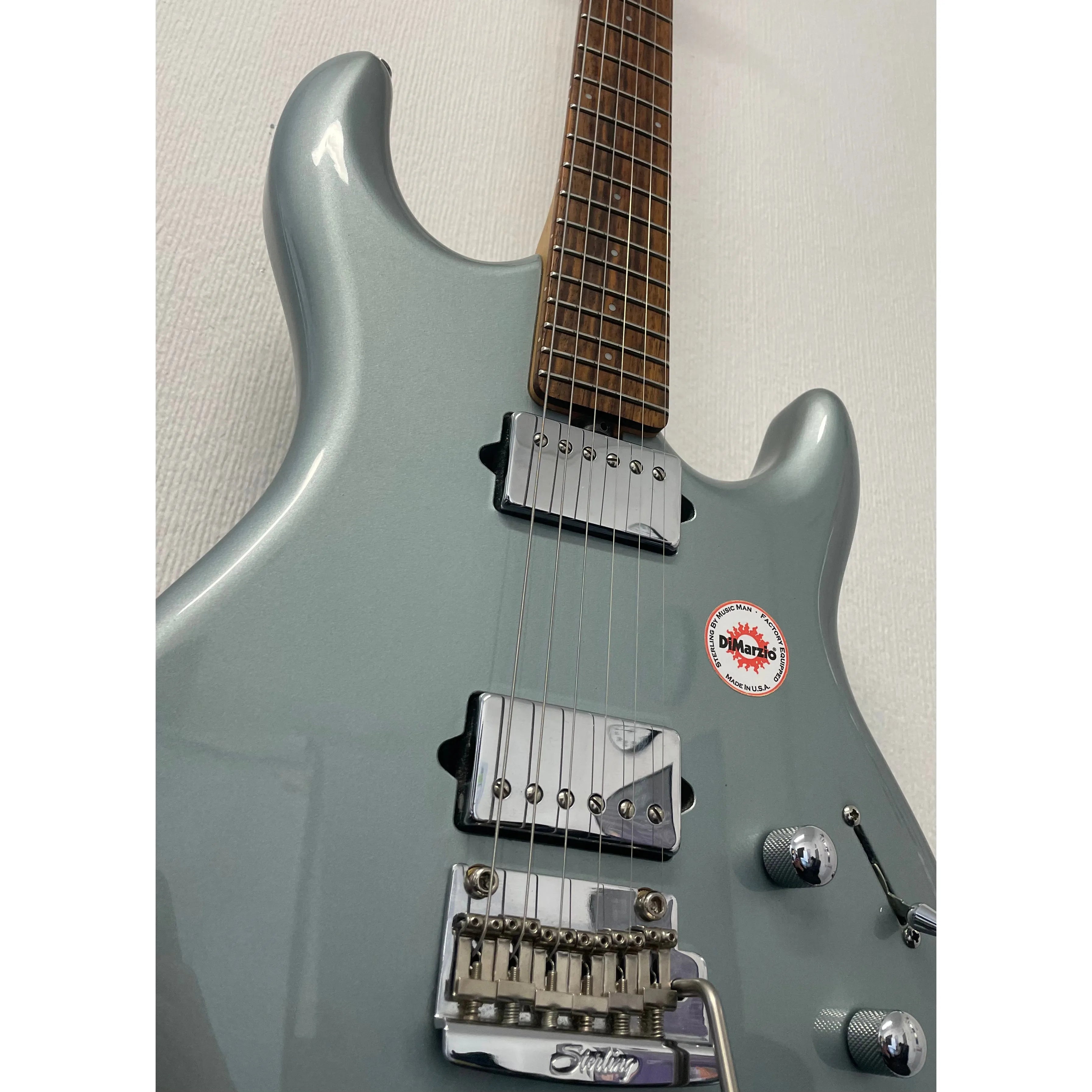 Sterling by Musicman LK100D Luke Blue Electric Guitar with Gigbag Pre-Owned