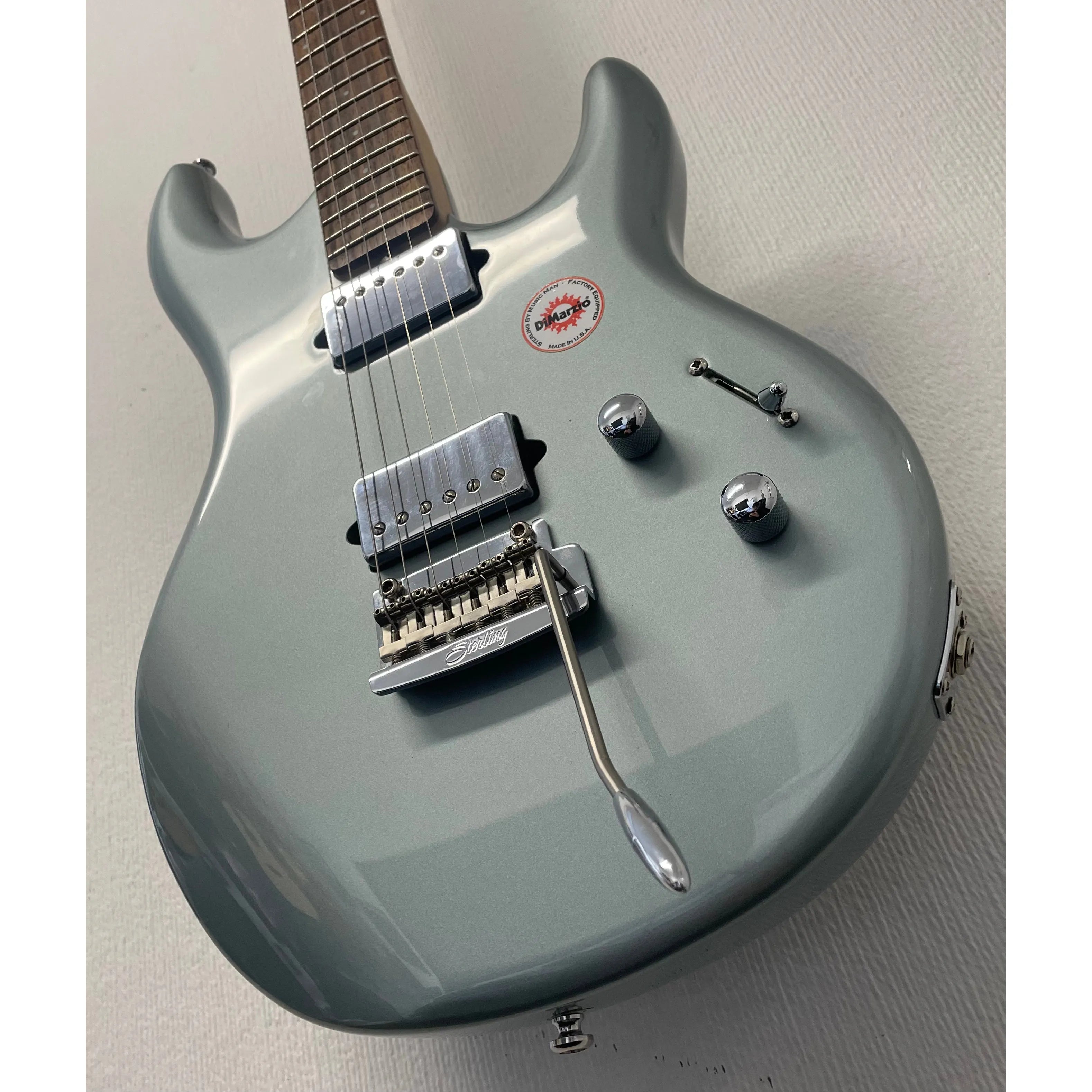 Sterling by Musicman LK100D Luke Blue Electric Guitar with Gigbag Pre-Owned