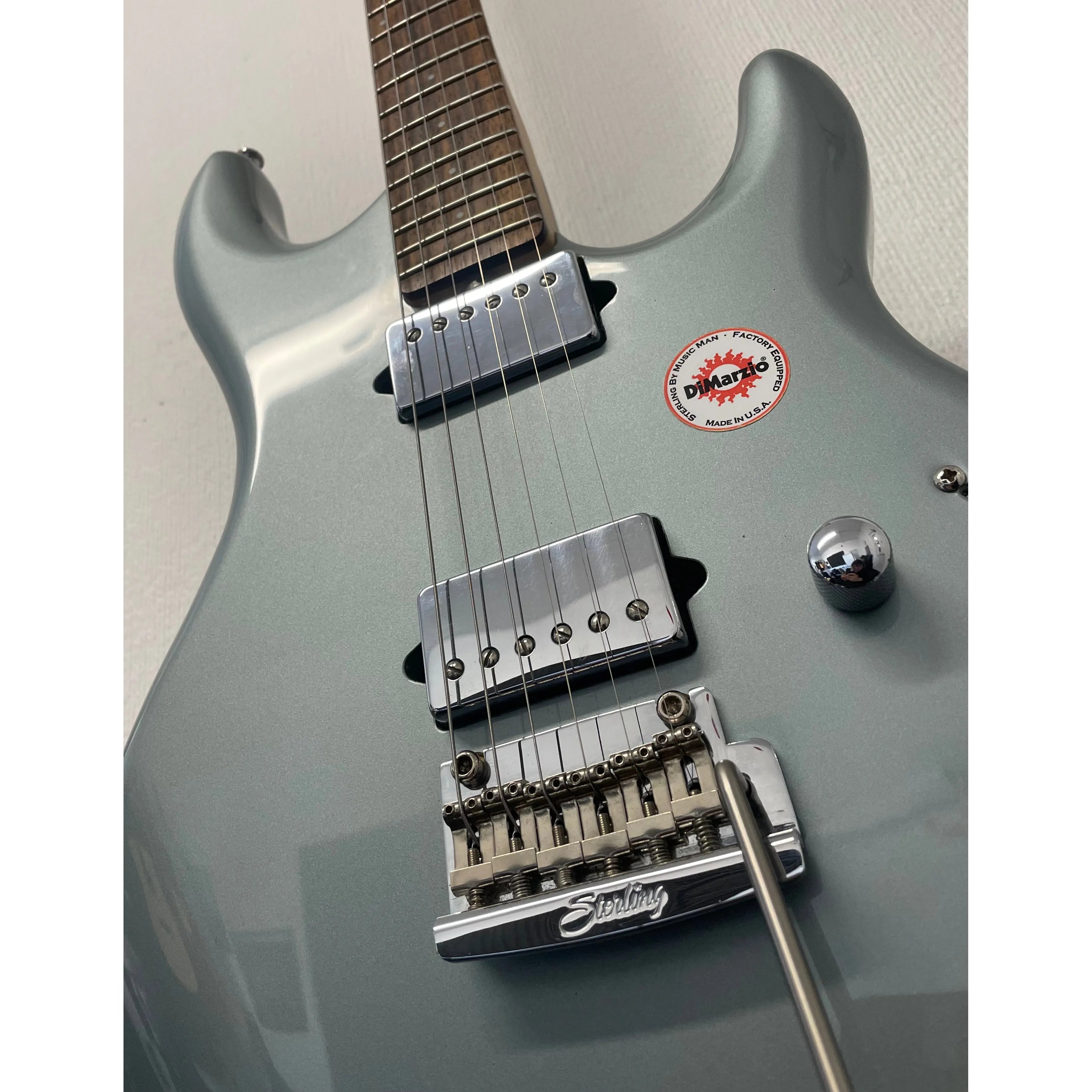 Sterling by Musicman LK100D Luke Blue Electric Guitar with Gigbag Pre-Owned