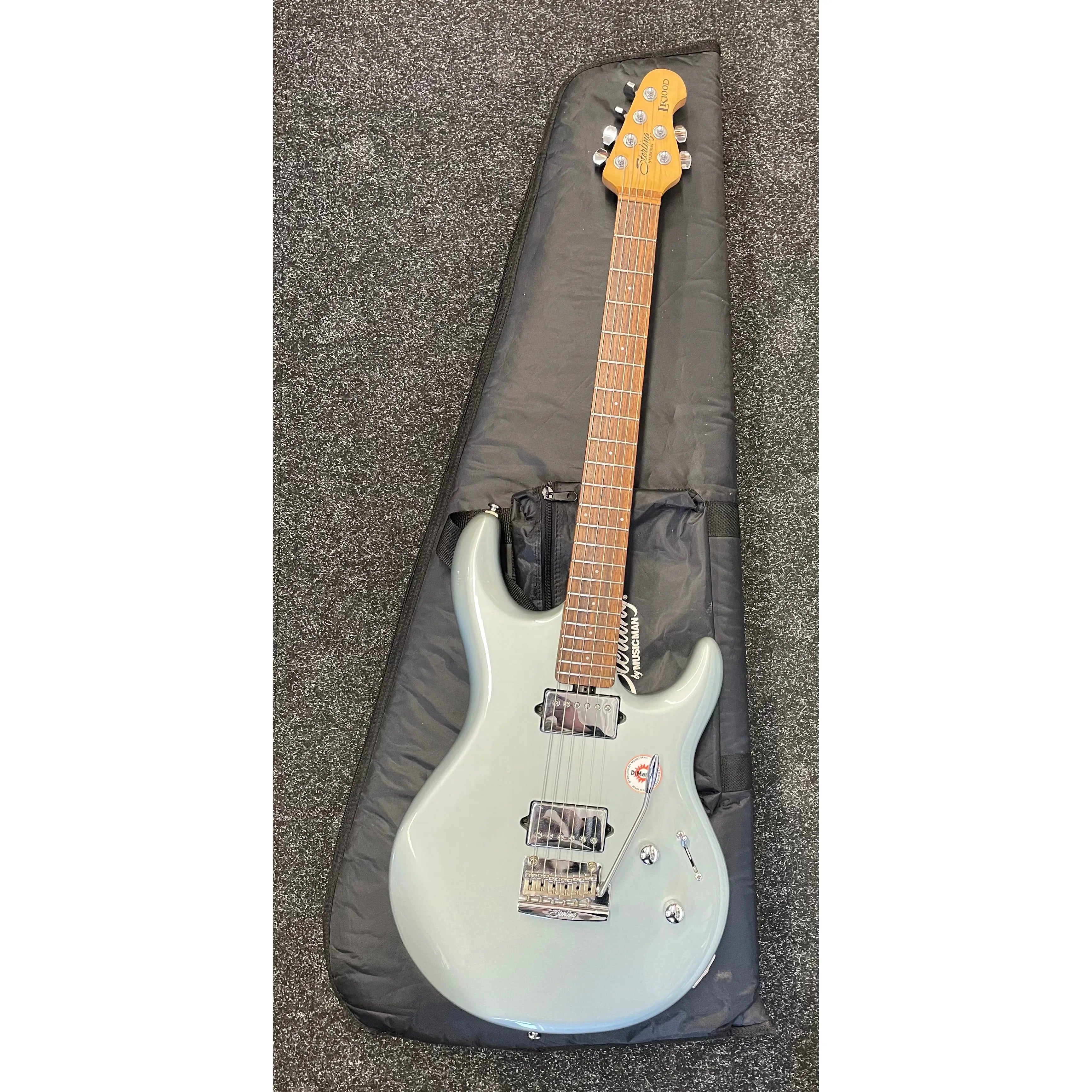 Sterling by Musicman LK100D Luke Blue Electric Guitar with Gigbag Pre-Owned