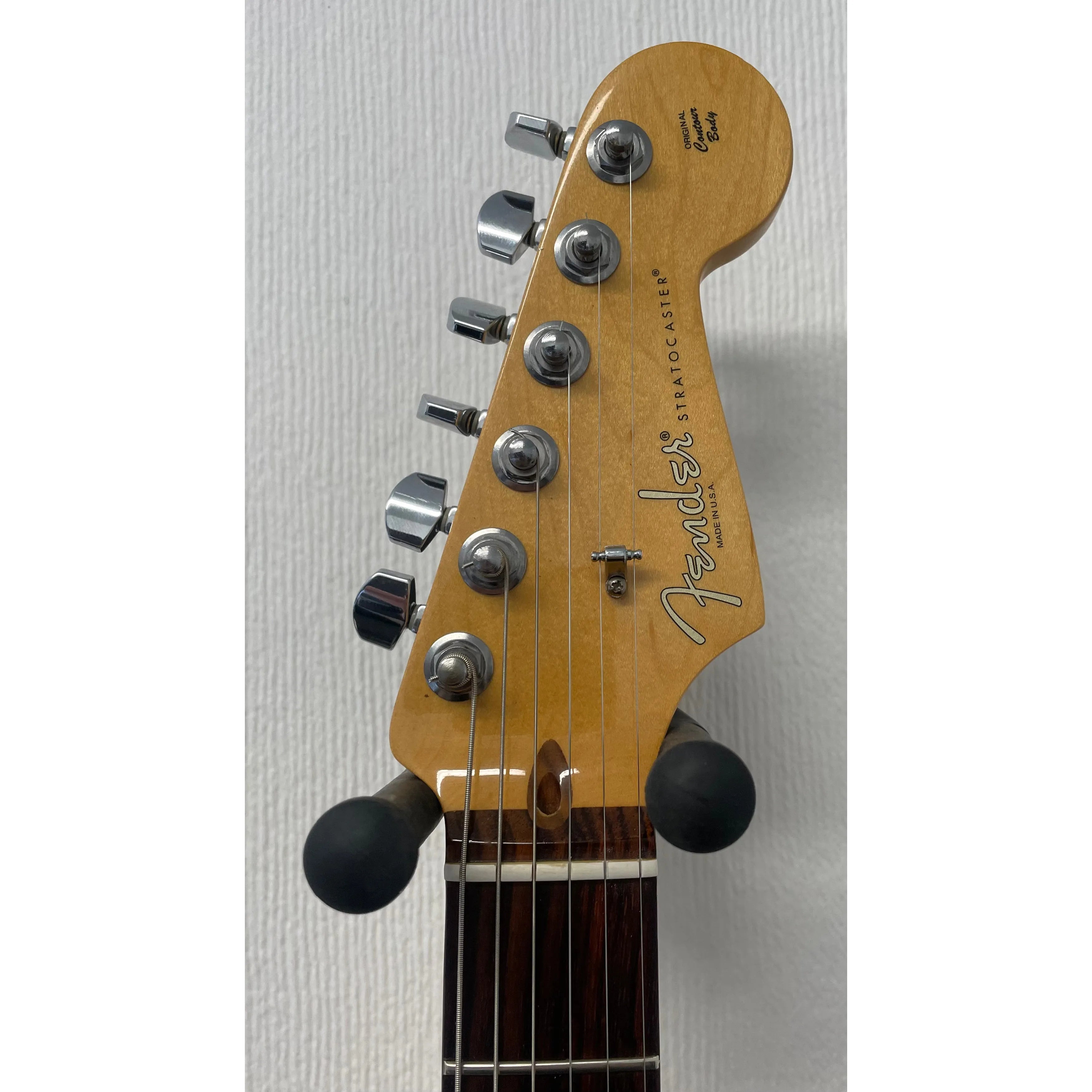 Fender American Standard Stratocaster in Olympic White with Hardcase Pre-Owned