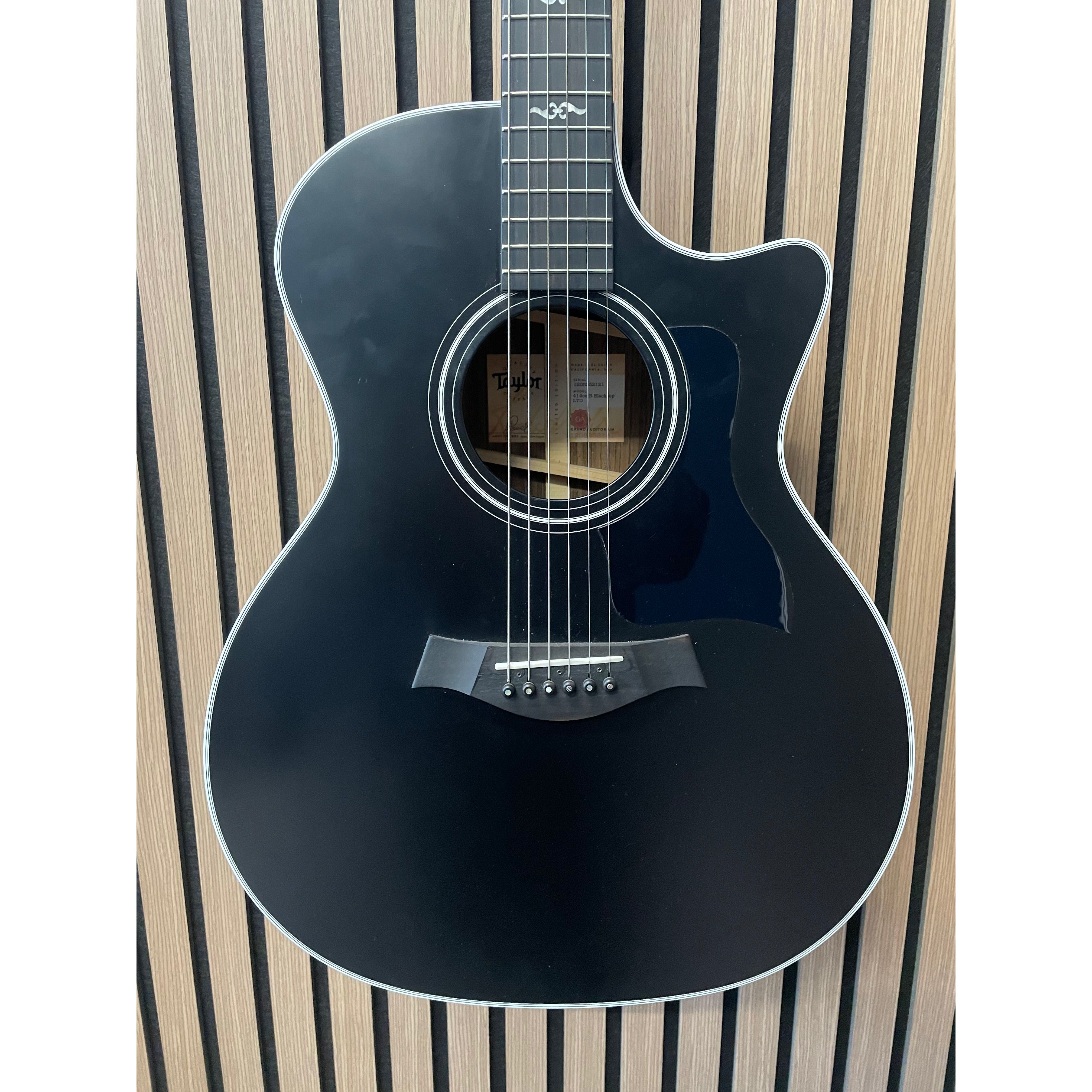 Taylor 414CE-R Blacktop Limited Edition Electro Acoustic Grand Auditorium Acoustic with Rosewood Back and Sides and Hardcase Pre-Owned