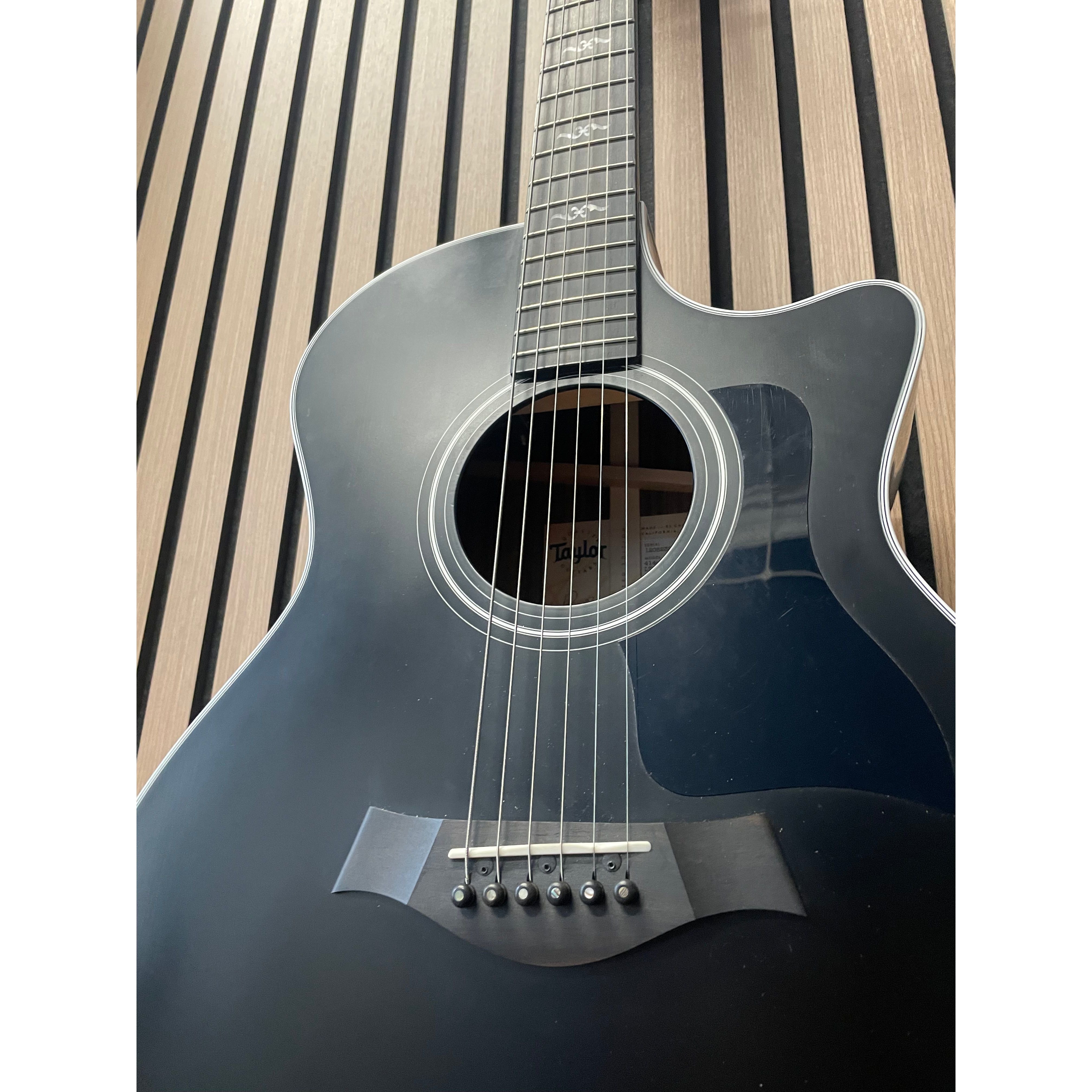 Taylor 414CE-R Blacktop Limited Edition Electro Acoustic Grand Auditorium Acoustic with Rosewood Back and Sides and Hardcase Pre-Owned