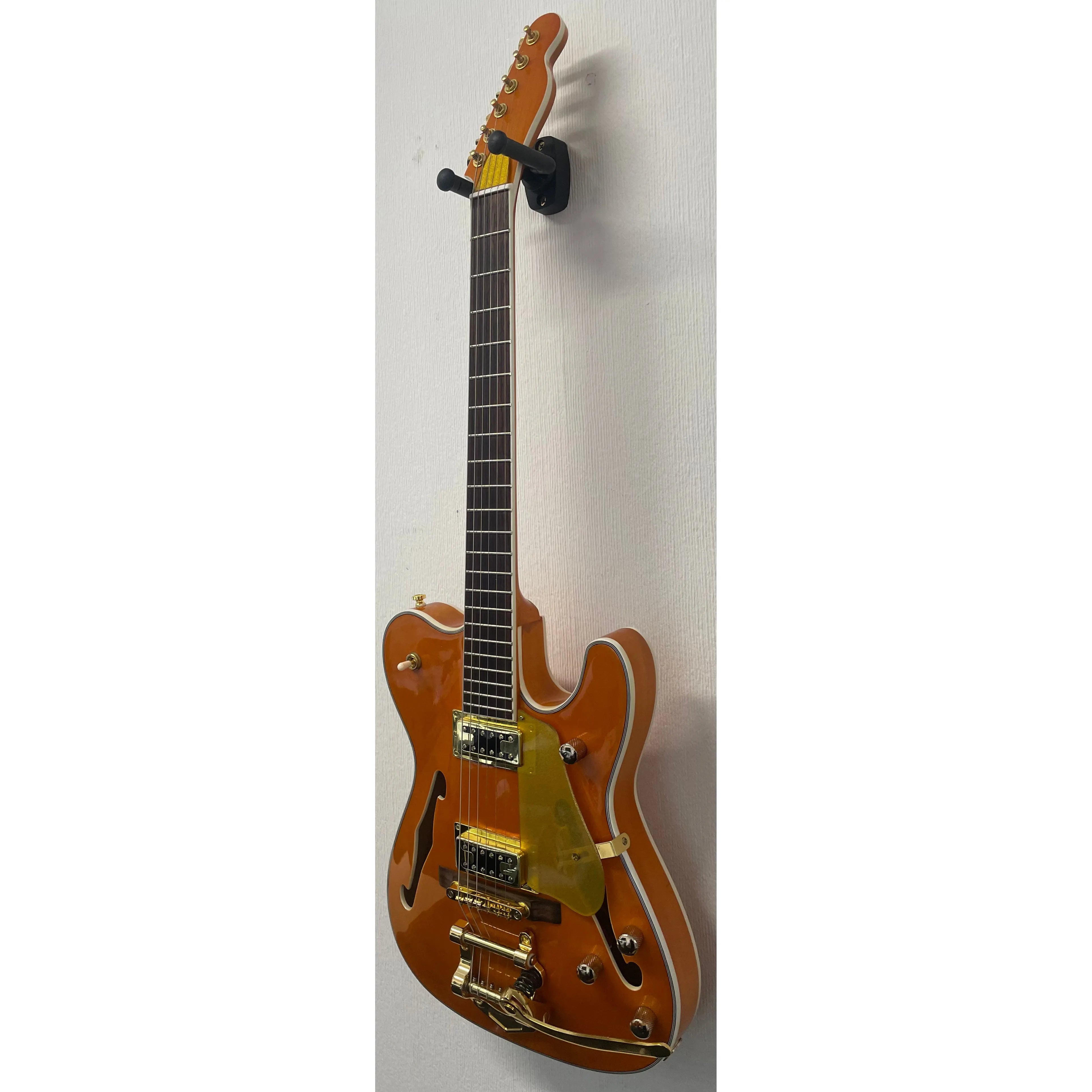 Unbranded Hollowbody Telecaster Style Guitar with Bigsby Pre-Owned